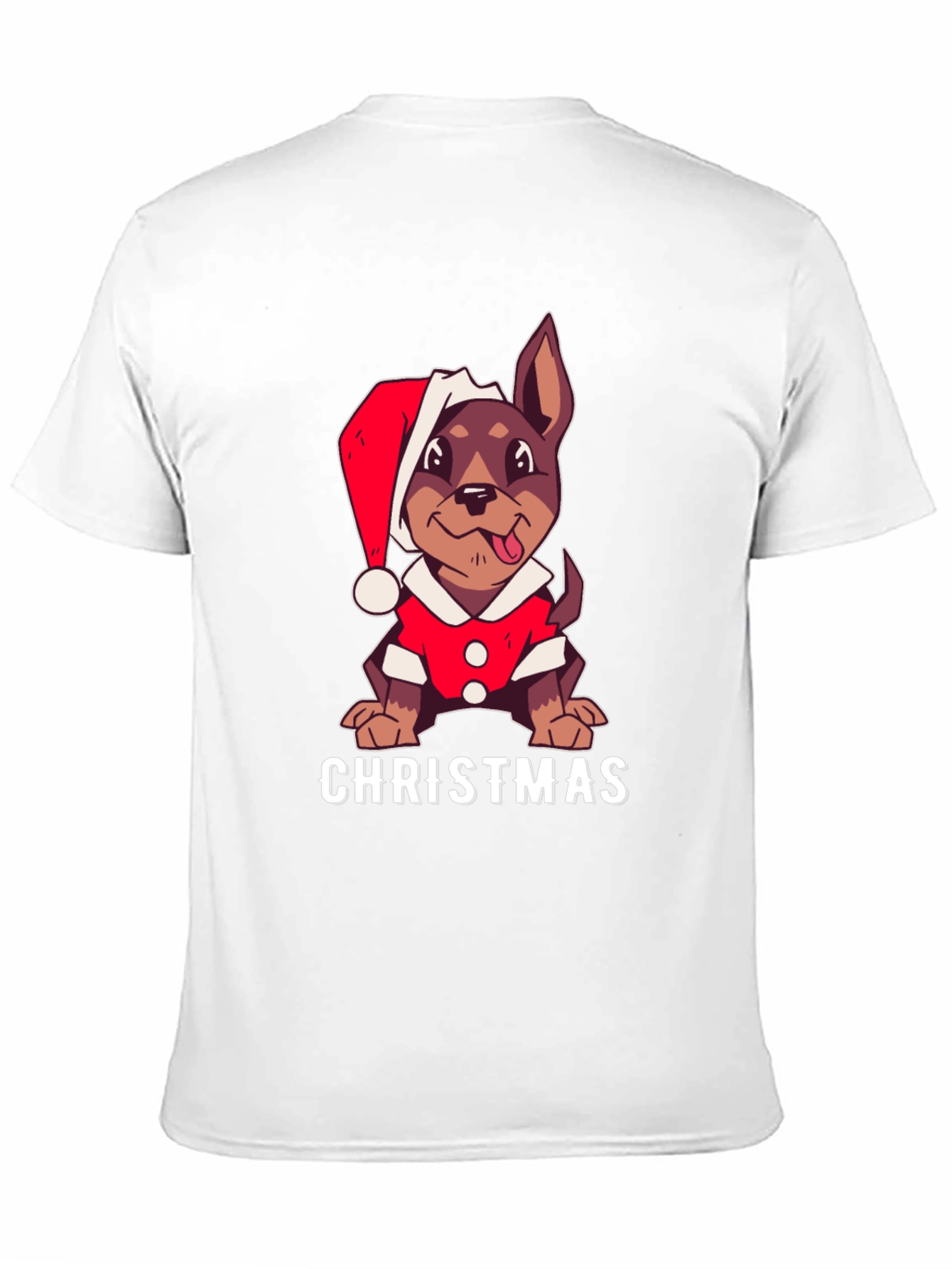 Christmas Dog Santa T-Shirt