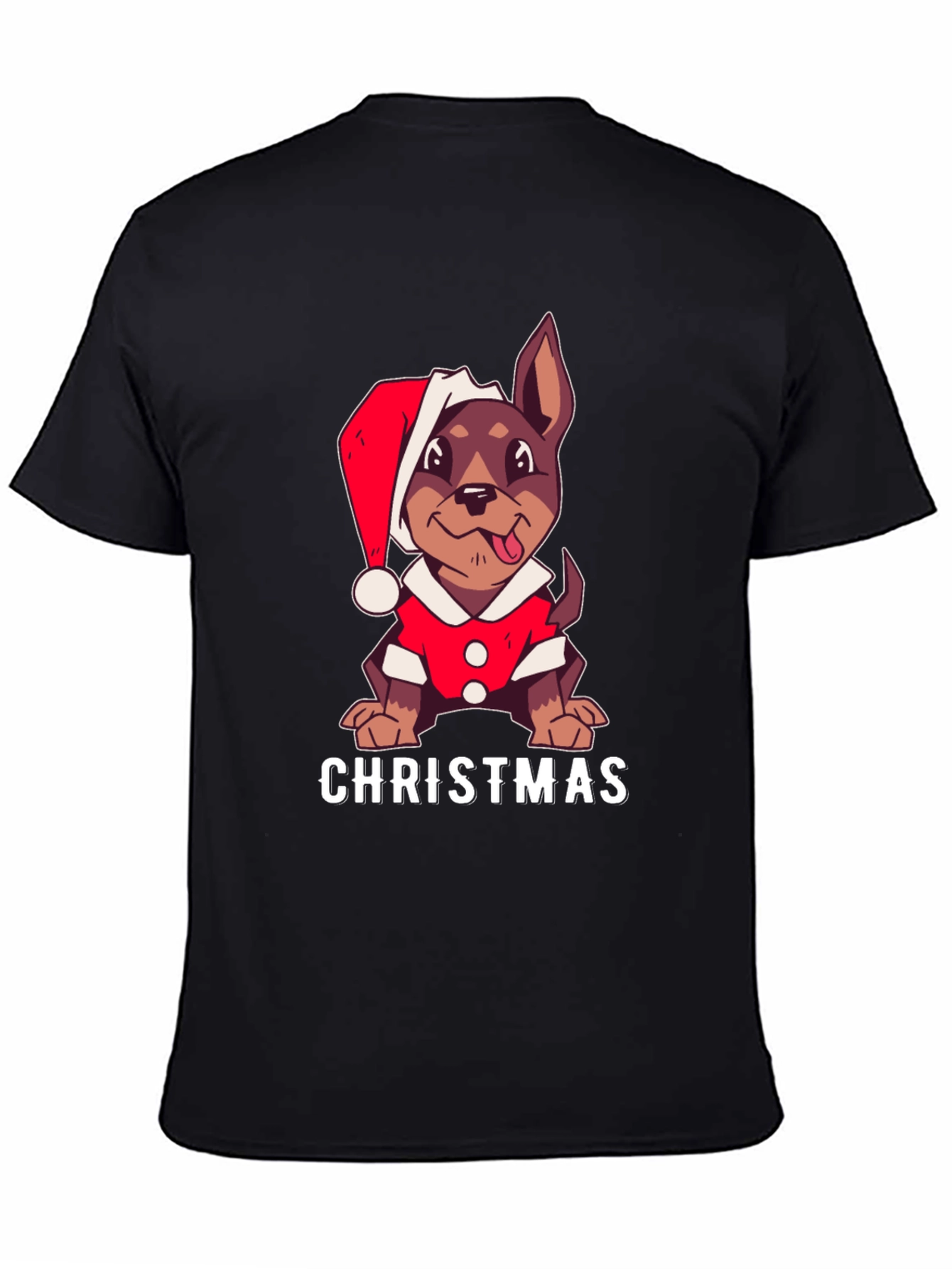 Christmas Dog Santa T-Shirt