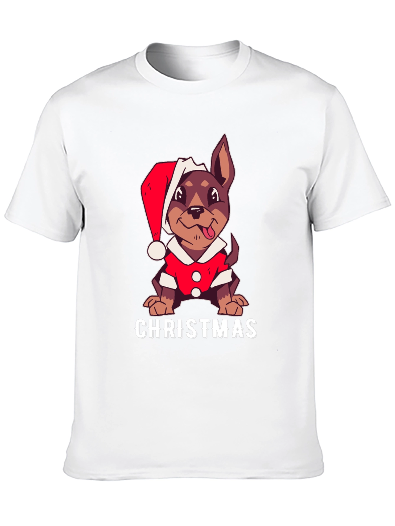 Christmas Dog Santa T-Shirt
