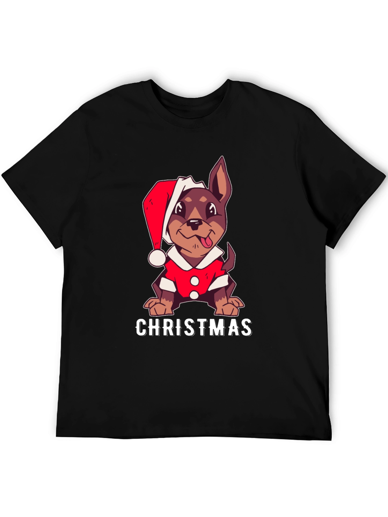 Christmas Dog Santa T-Shirt