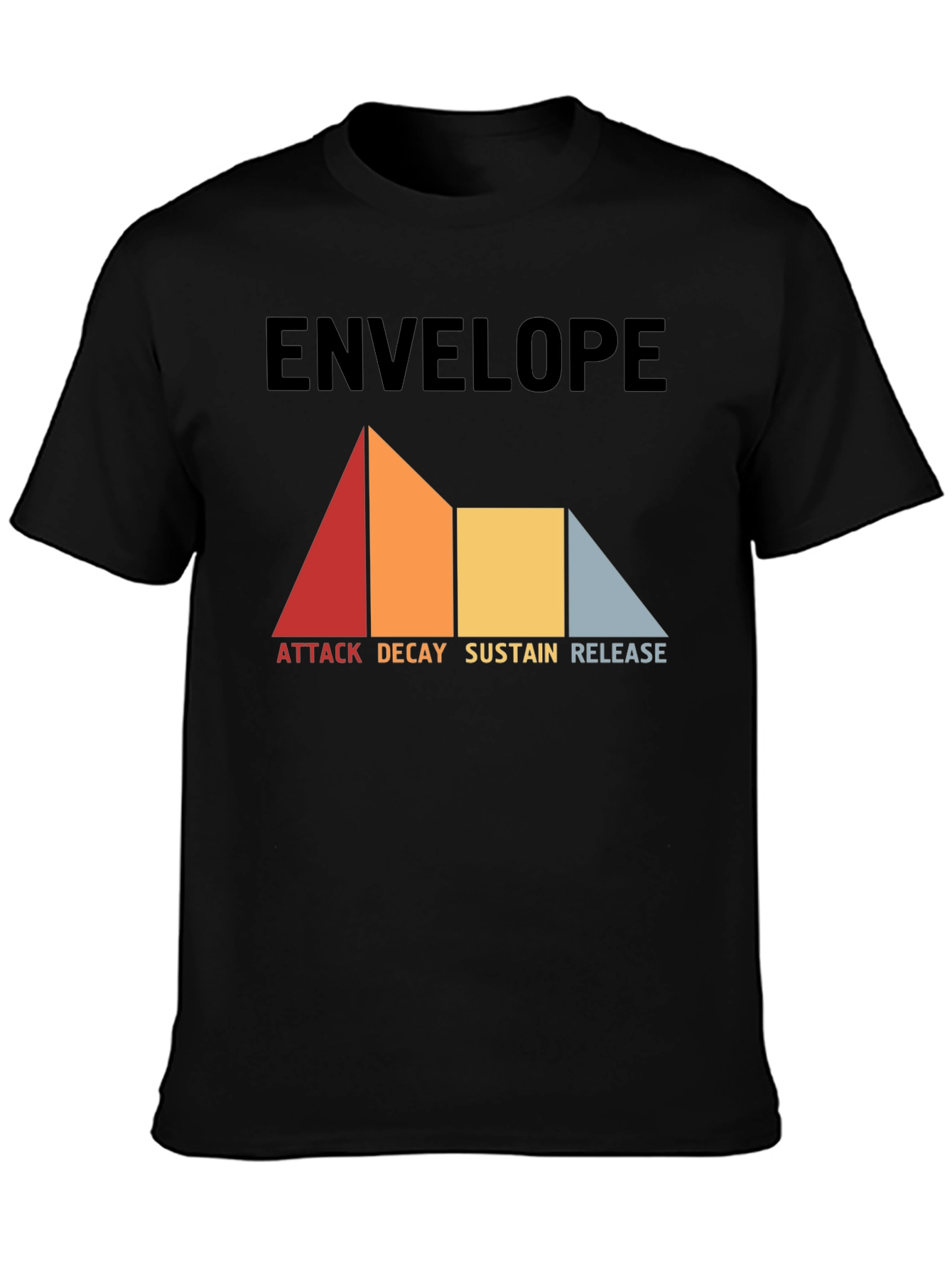 Envelope Synthesizer ADSR Graphic T-Shirt