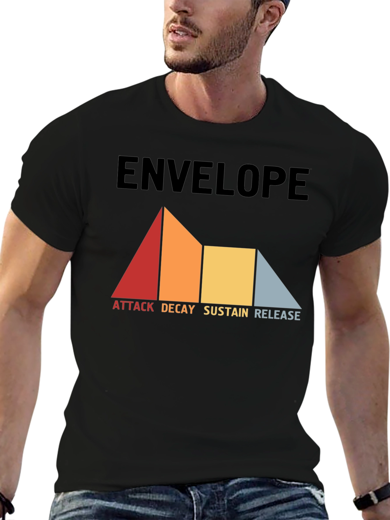 Envelope Synthesizer ADSR Graphic T-Shirt