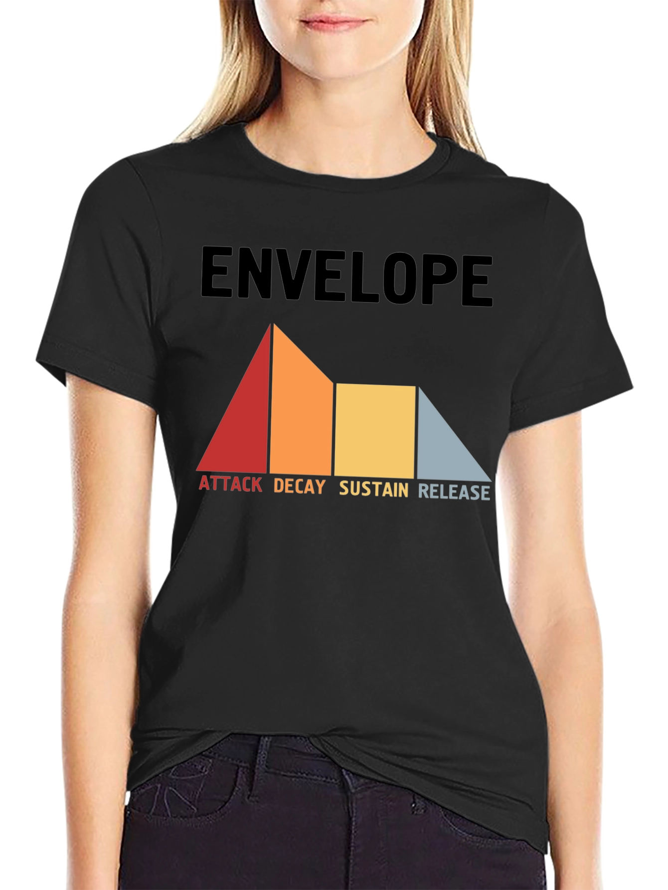 Envelope Synthesizer ADSR Graphic T-Shirt