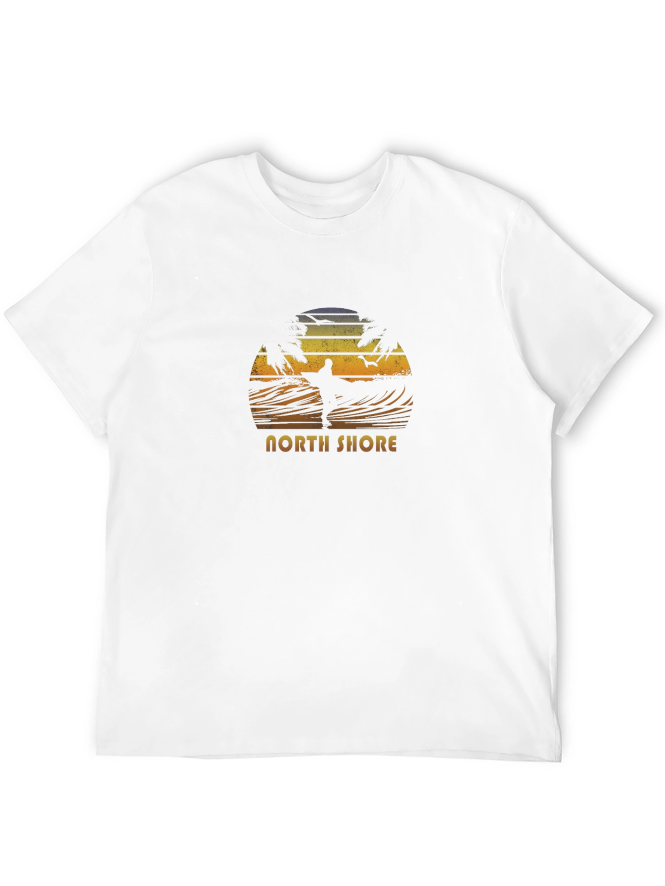 North Shore Surfer Graphic Tee - Black