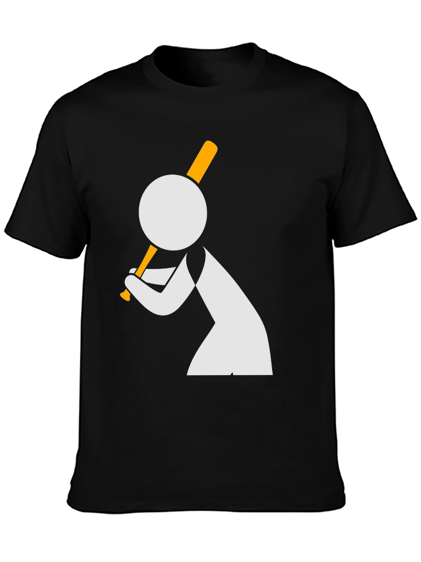 Batter Graphic T-Shirt - Black Baseball Tee