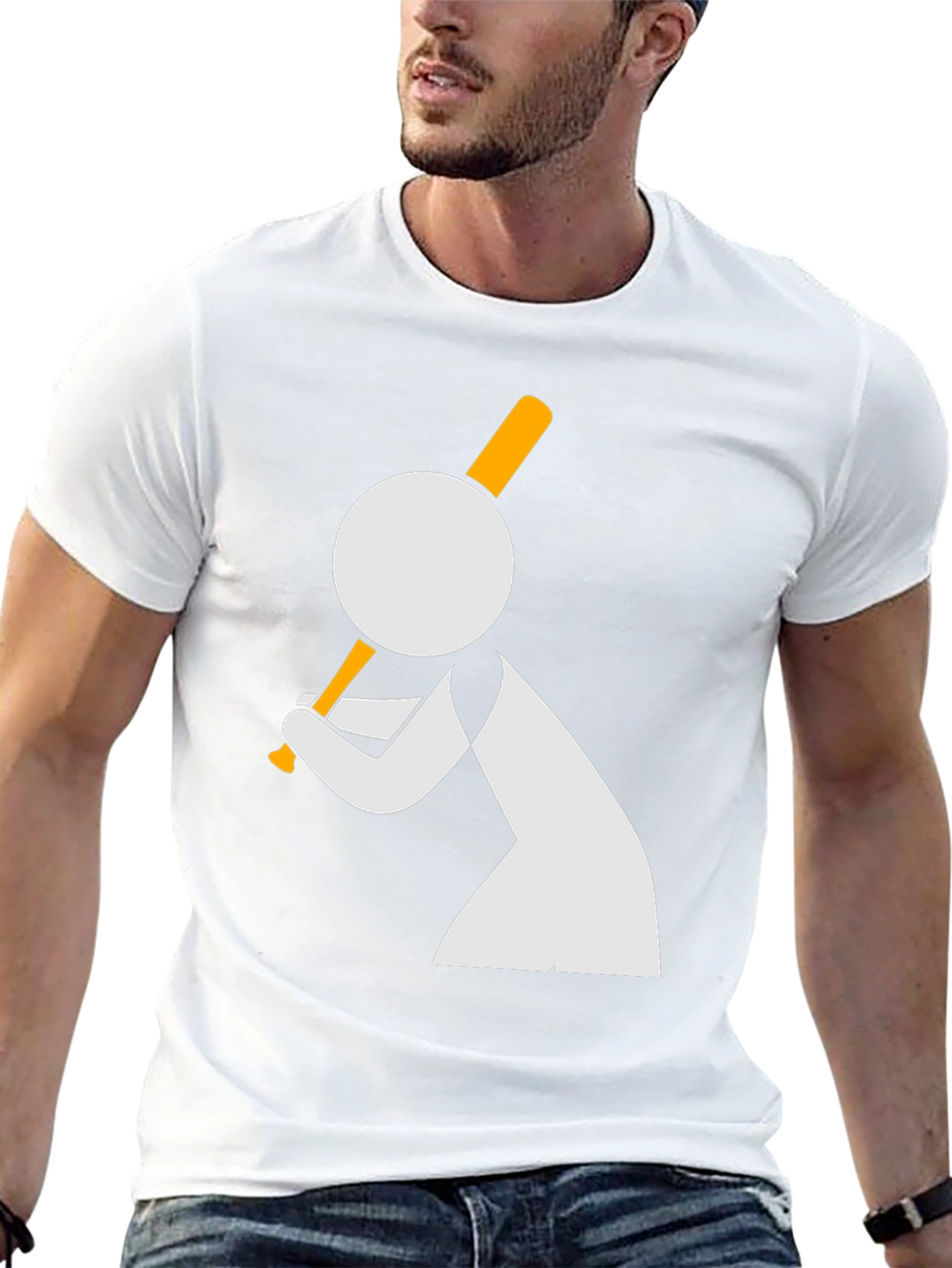 Batter Graphic T-Shirt - Black Baseball Tee