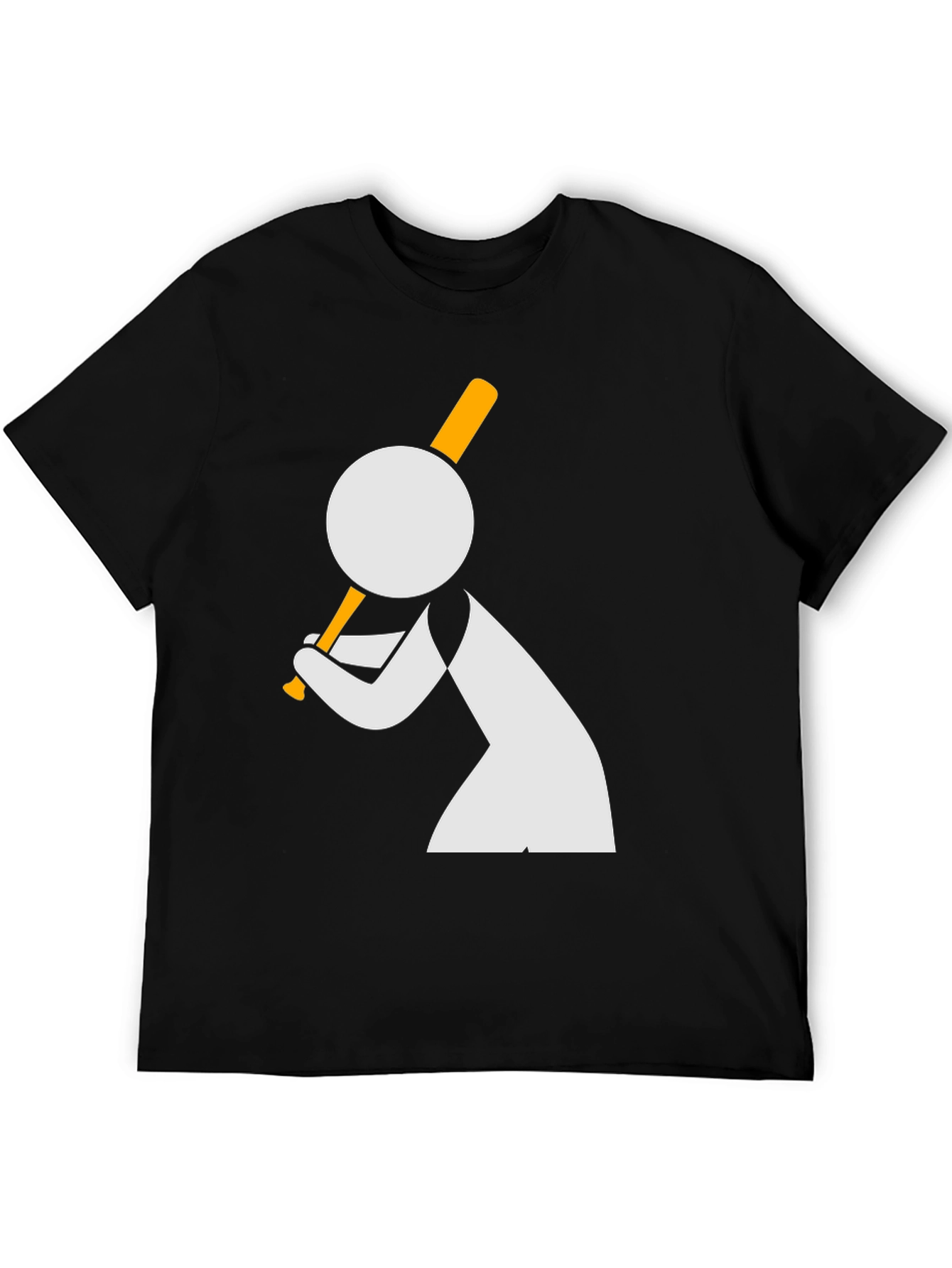 Batter Graphic T-Shirt - Black Baseball Tee