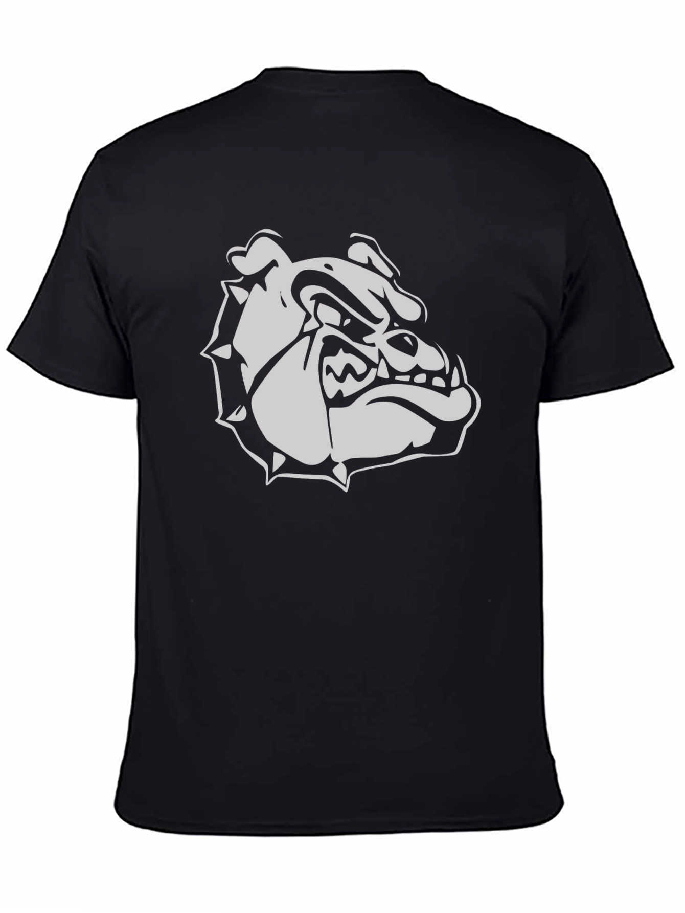 Bulldog Graphic Tee - Mens Casual Crew Neck Shirt