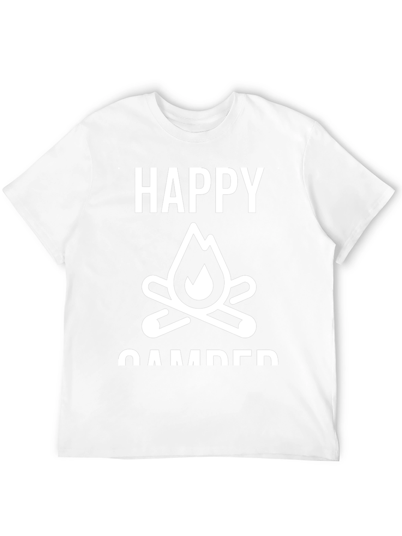 Happy Camper Graphic Tee - Camping Adventure Shirt