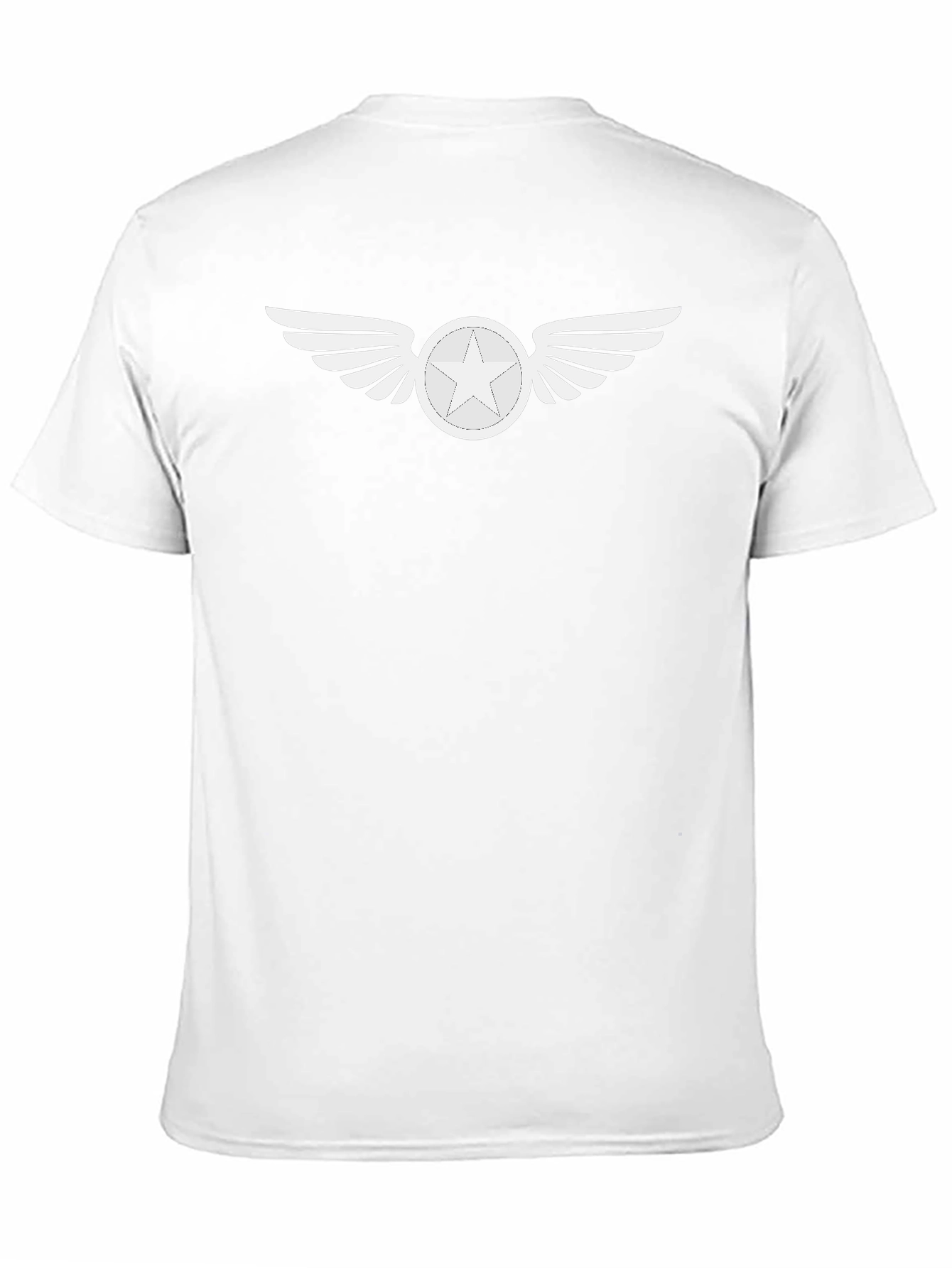 Winged Star Graphic Tee - Black