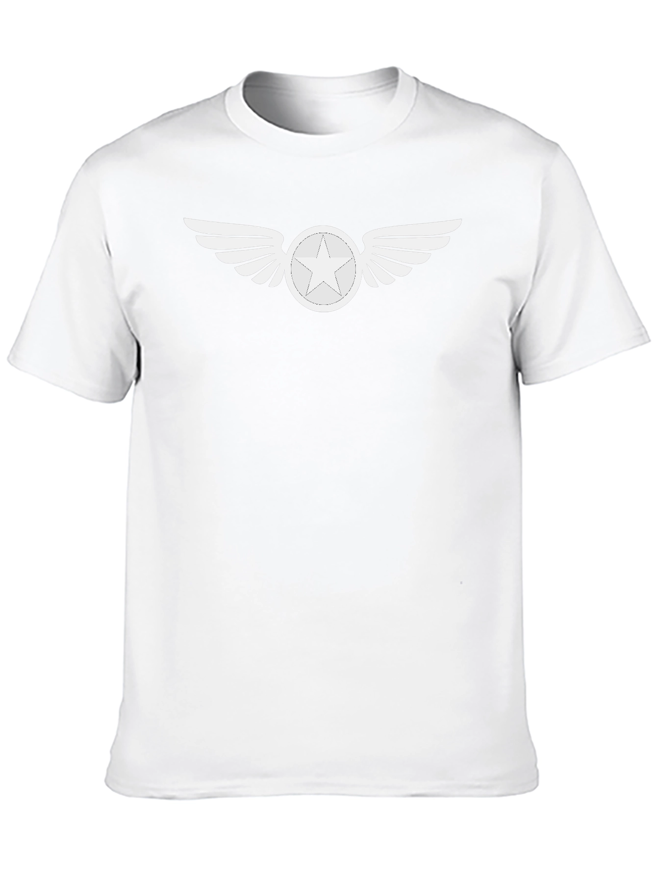 Winged Star Graphic Tee - Black