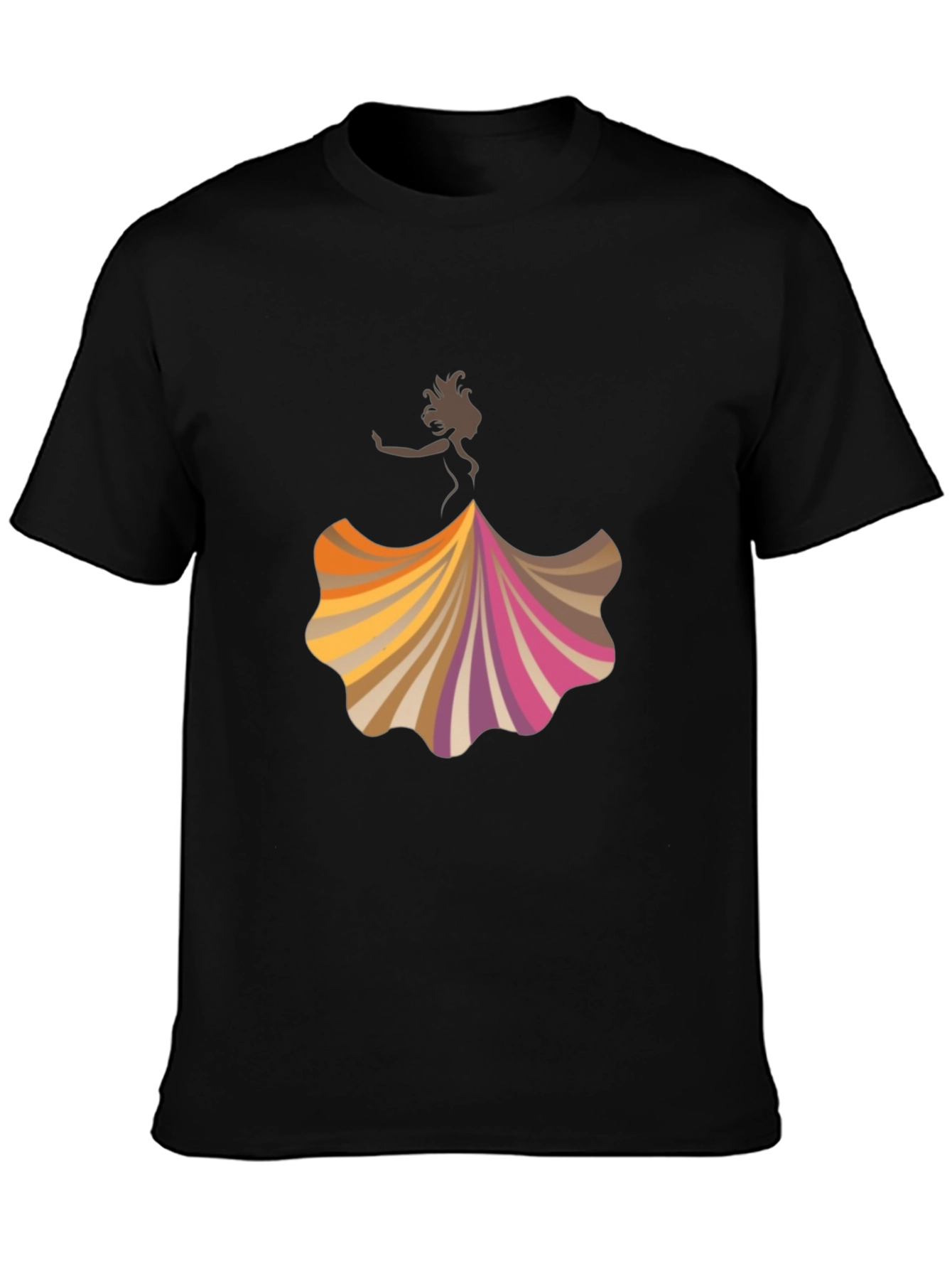 Whimsical Dancer Graphic Tee - Stylish Unisex T-Shirt