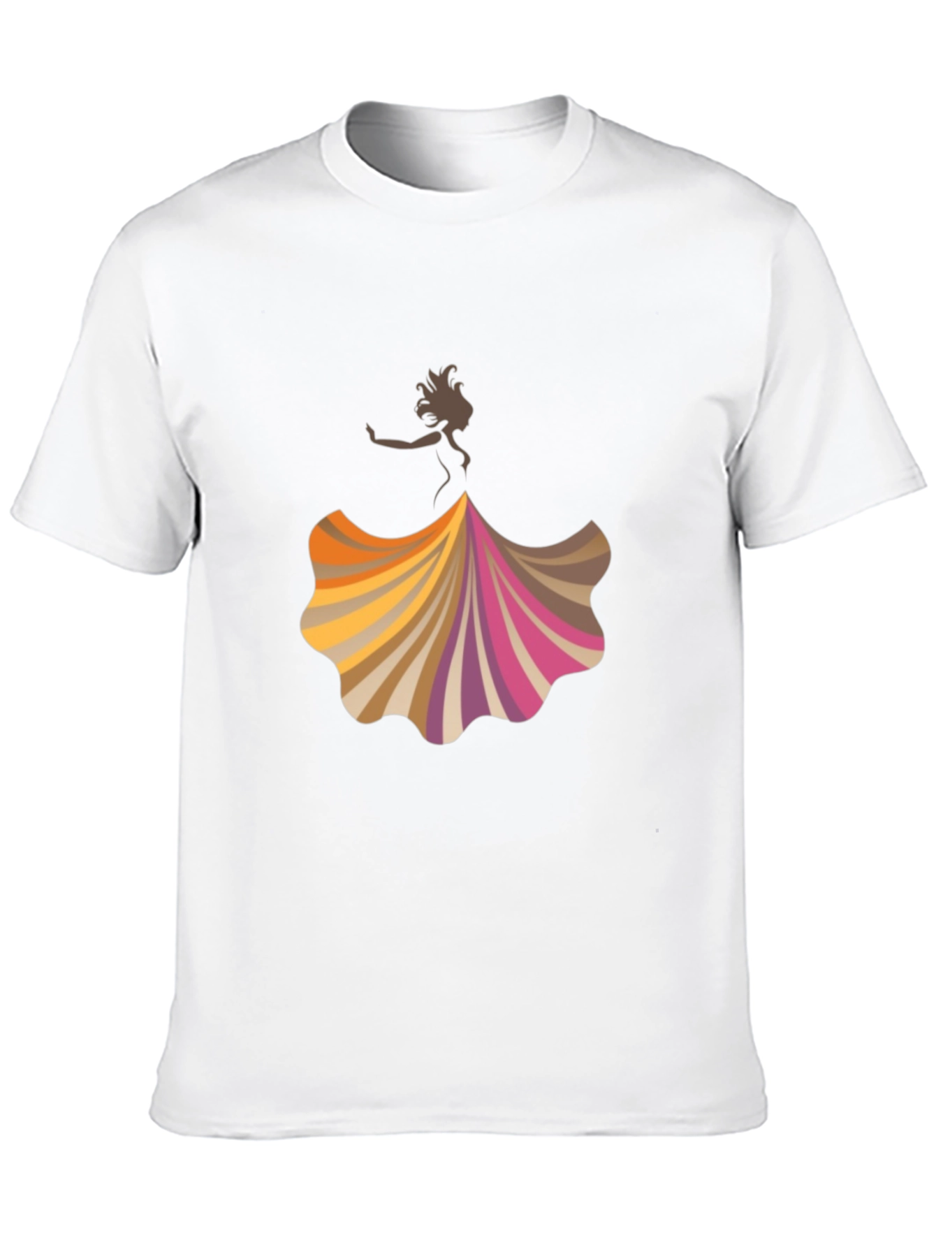 Whimsical Dancer Graphic Tee - Stylish Unisex T-Shirt