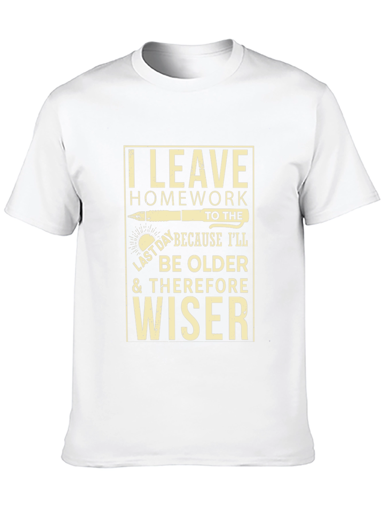I Leave Homework to the Last Day T-Shirt