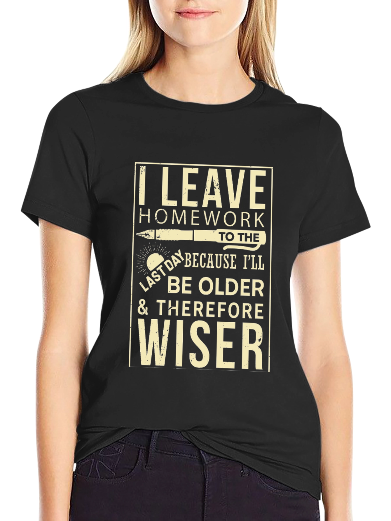 I Leave Homework to the Last Day T-Shirt