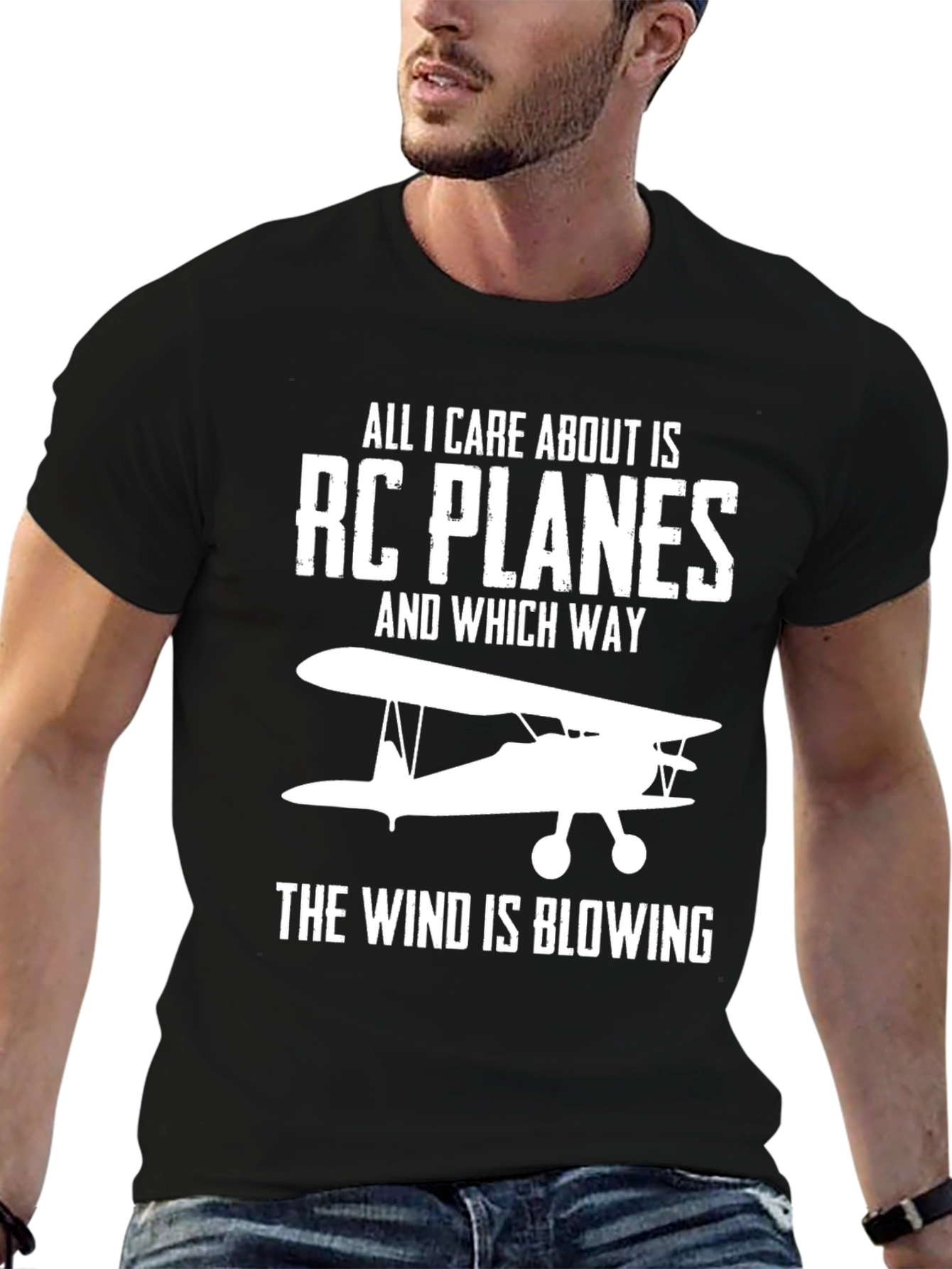 RC Planes T-Shirt - Wind Direction Aviation Tee