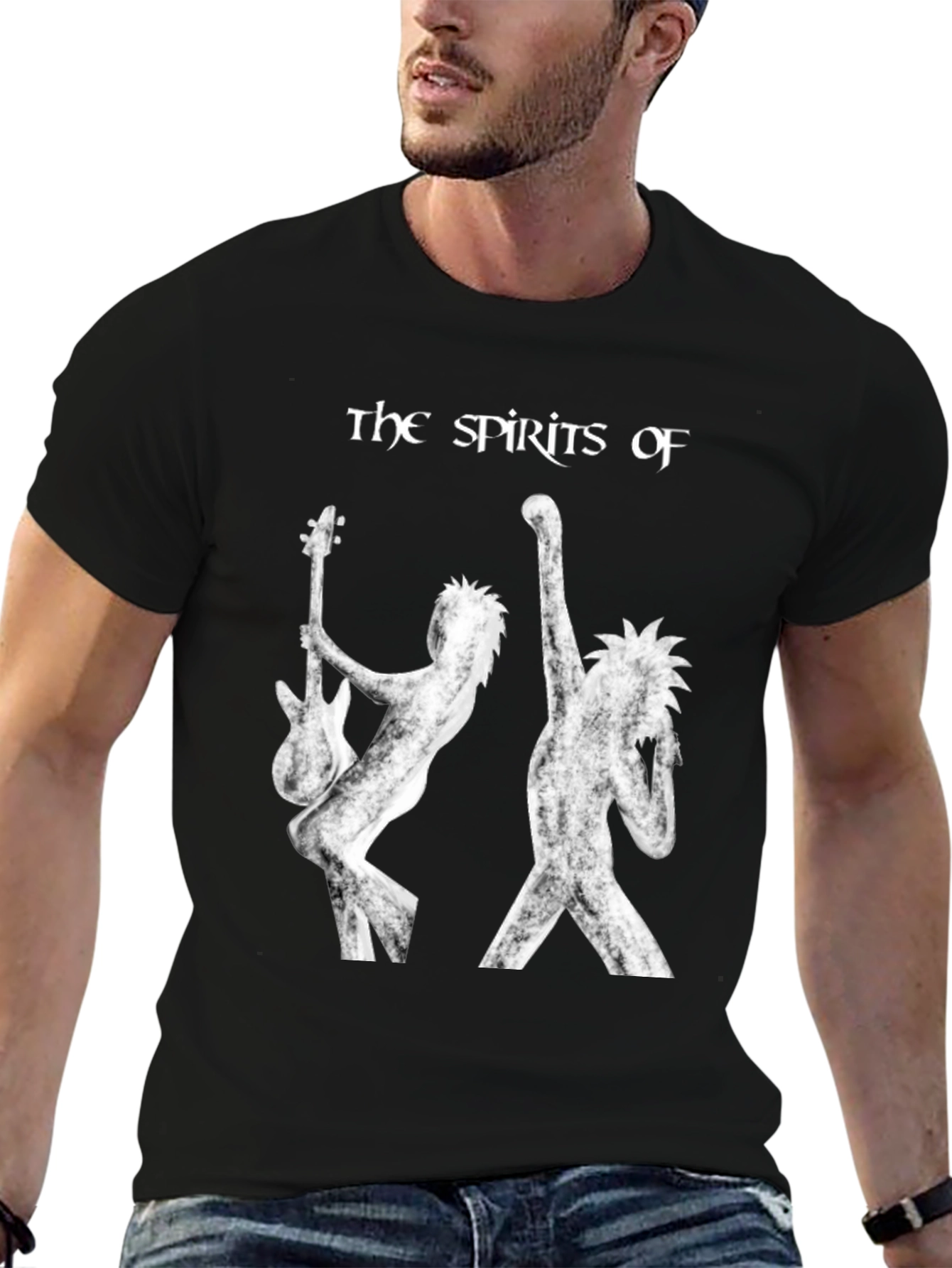 The Spirits Of Band Black T-Shirt