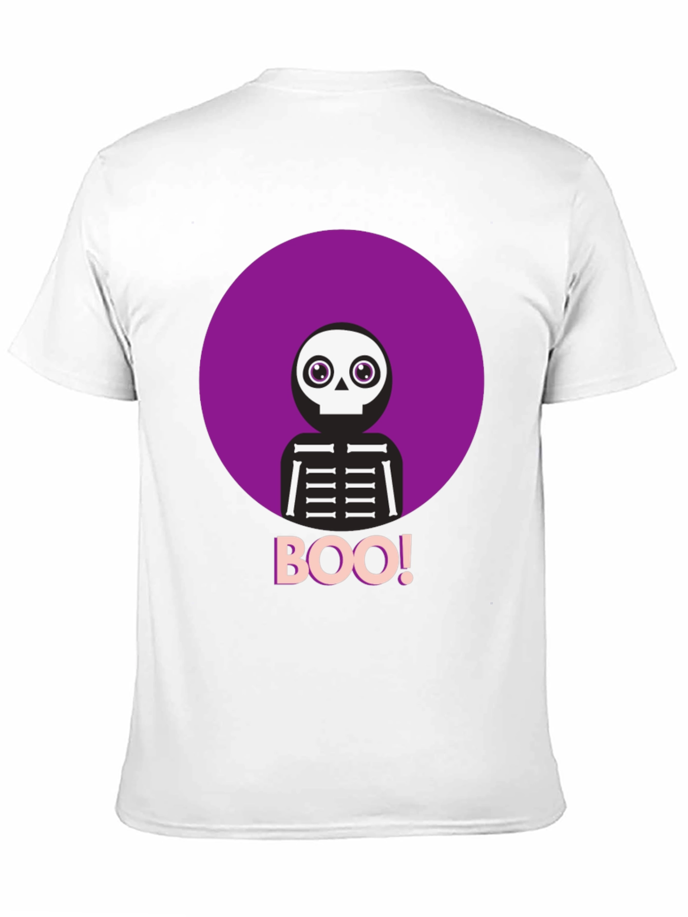 Boo! Skeleton Graphic Tee - Halloween Shirt