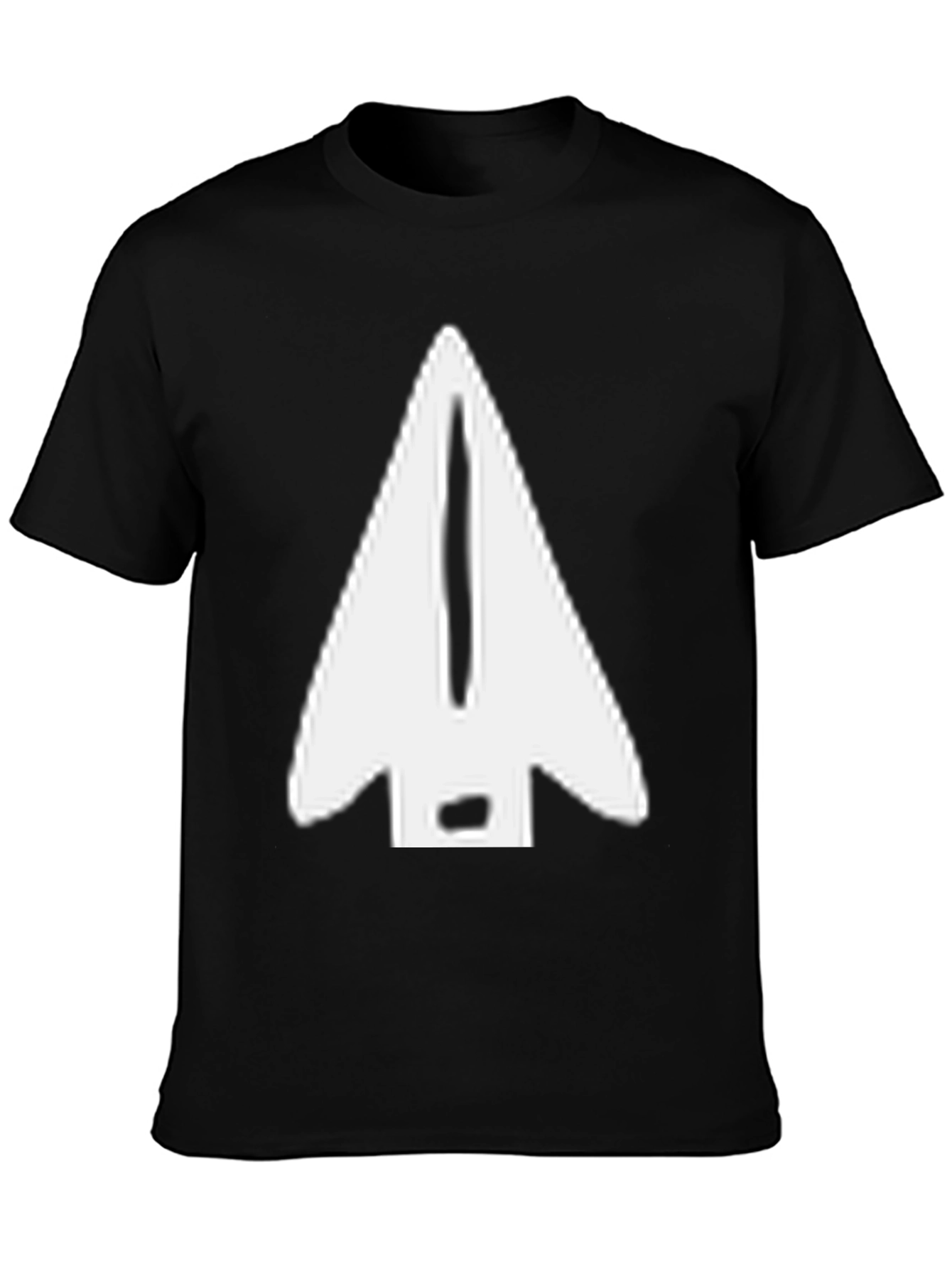 Arrowhead Graphic Tee - Black Cotton T-Shirt