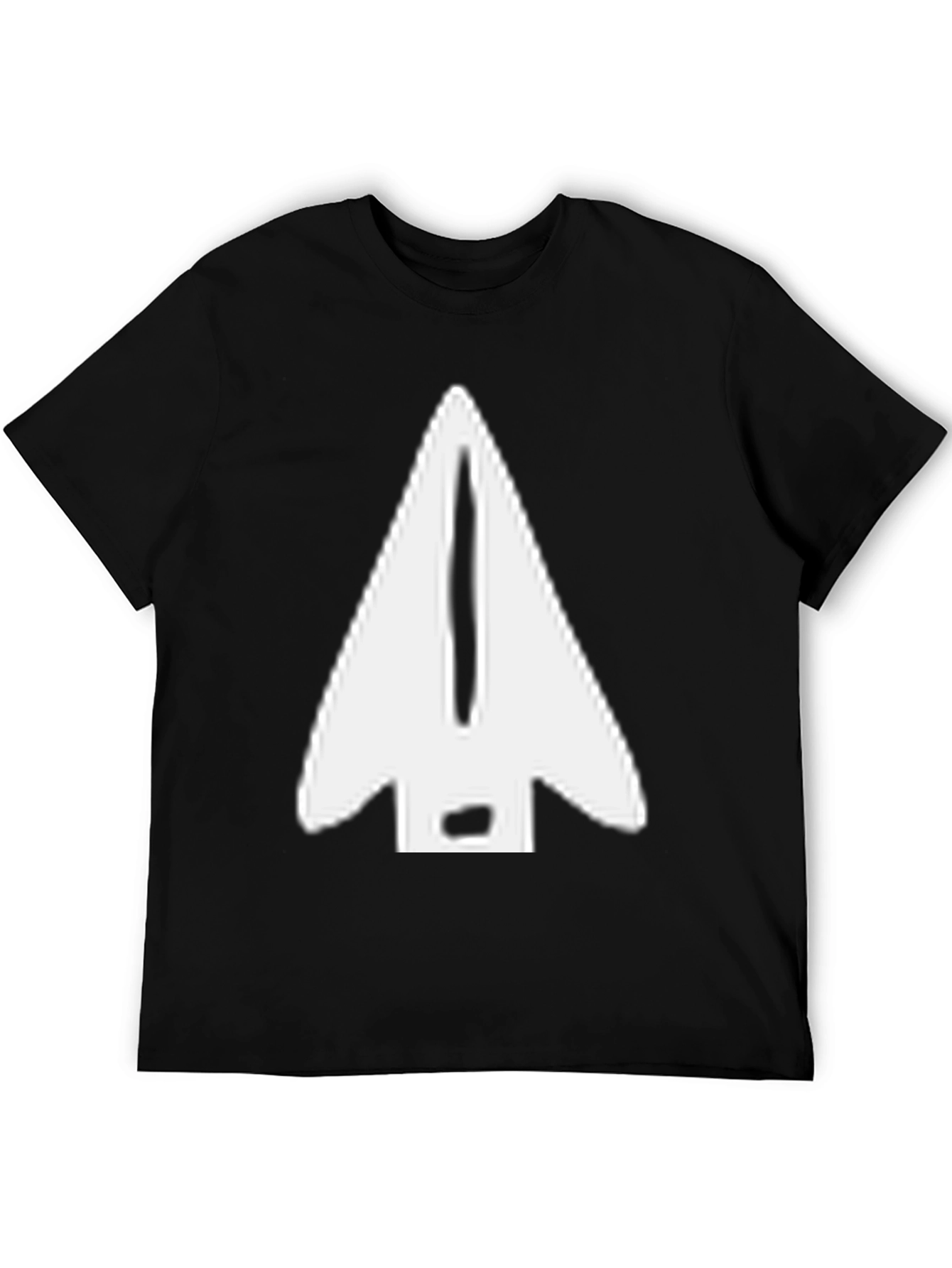 Arrowhead Graphic Tee - Black Cotton T-Shirt