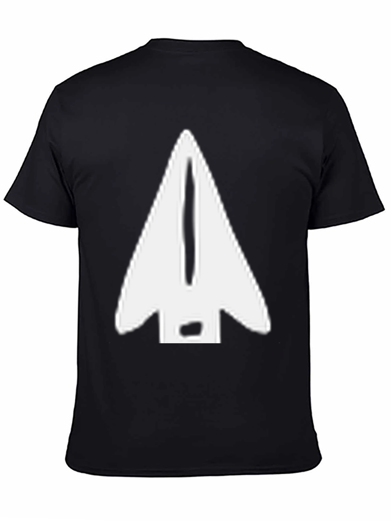 Arrowhead Graphic Tee - Black Cotton T-Shirt