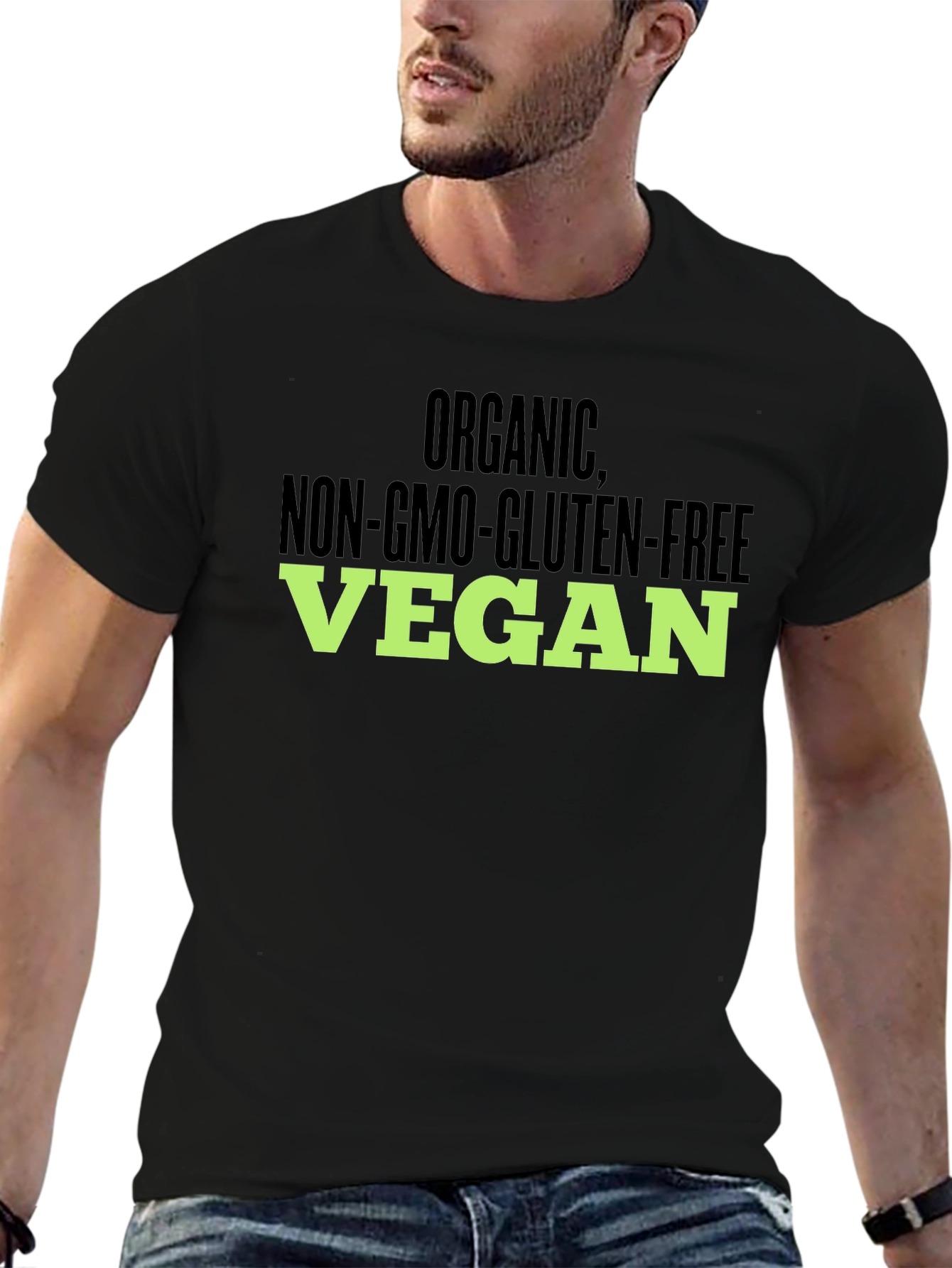 Organic Non-GMO Vegan Graphic T-Shirt
