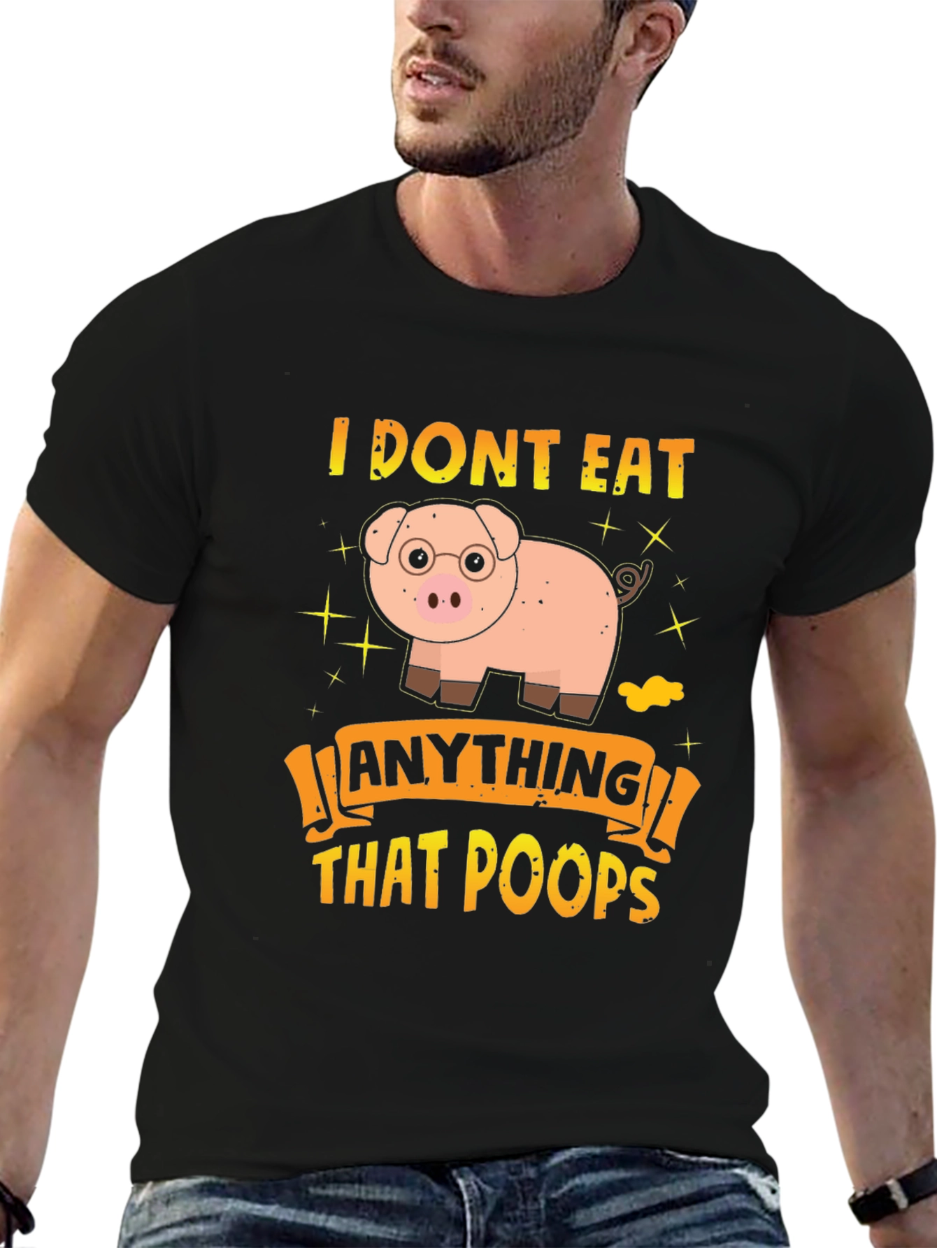 Funny Vegan Pig T-Shirt