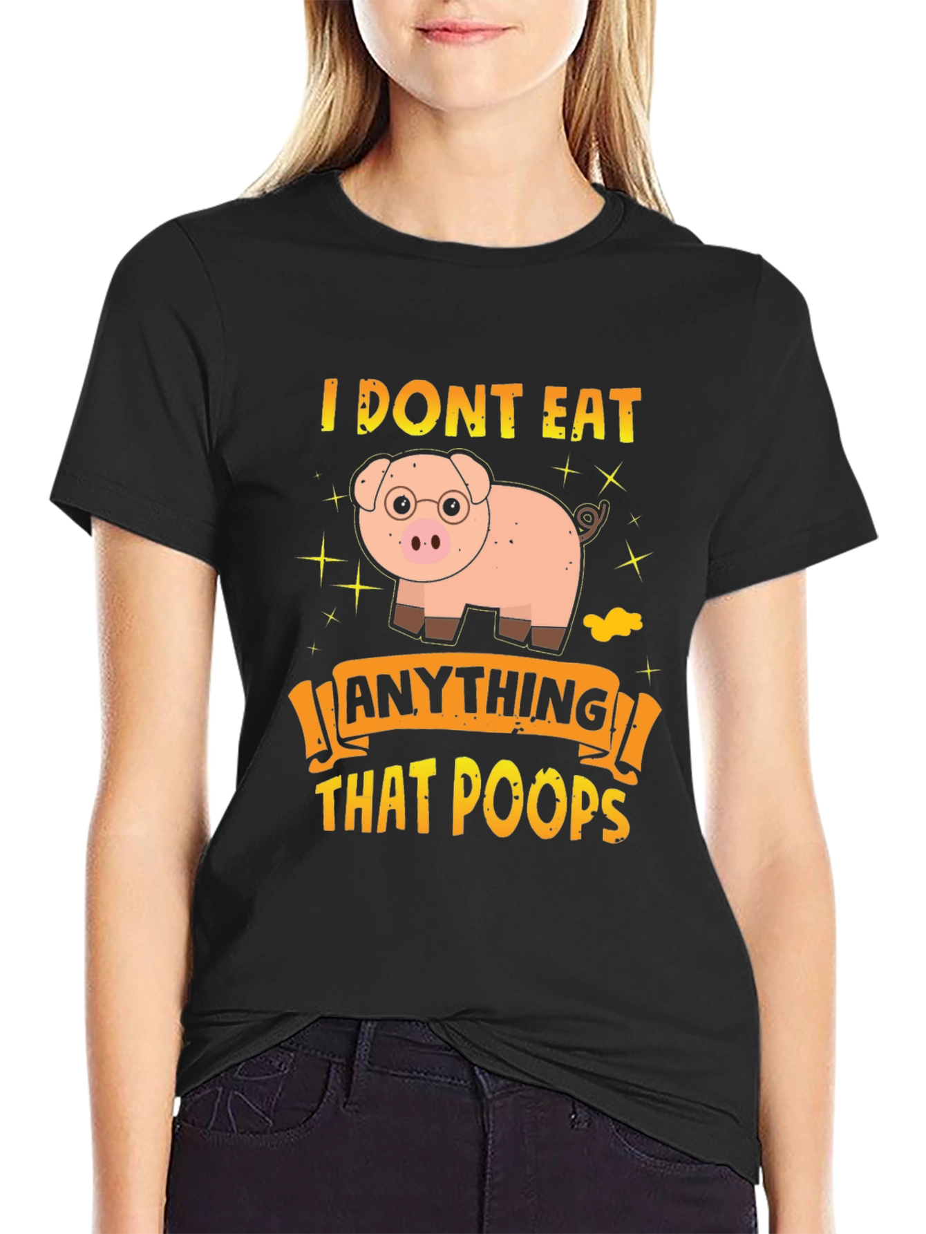 Funny Vegan Pig T-Shirt