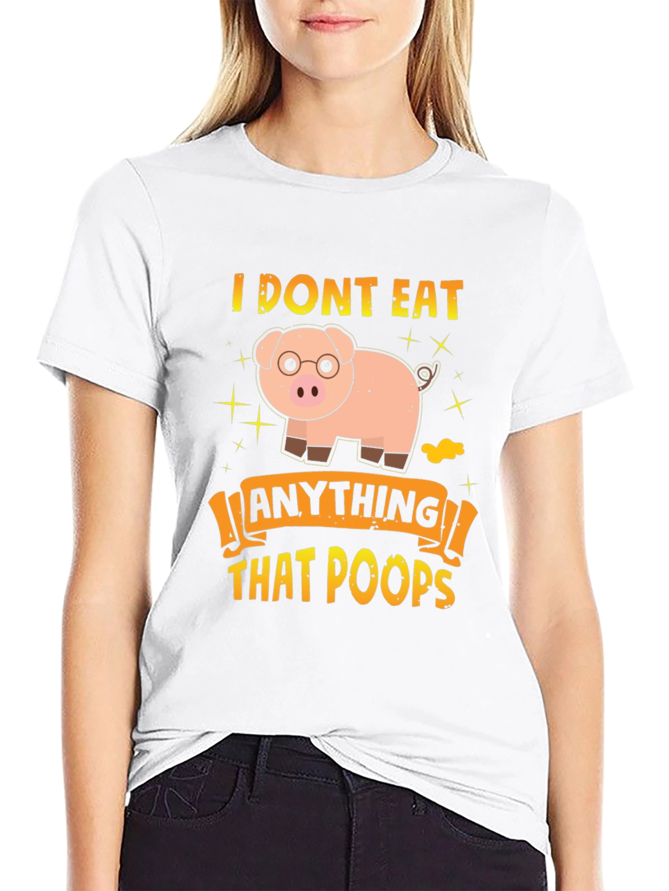 Funny Vegan Pig T-Shirt