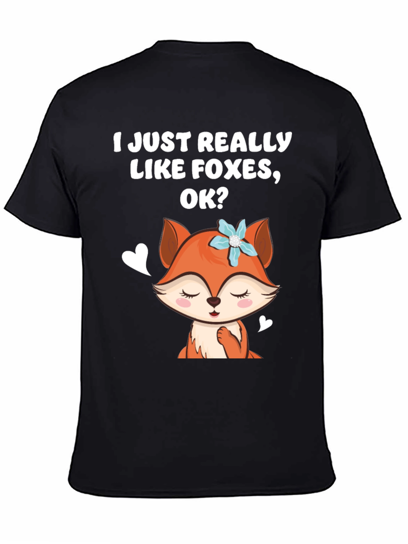 I Like Foxes Cute Graphic T-Shirt