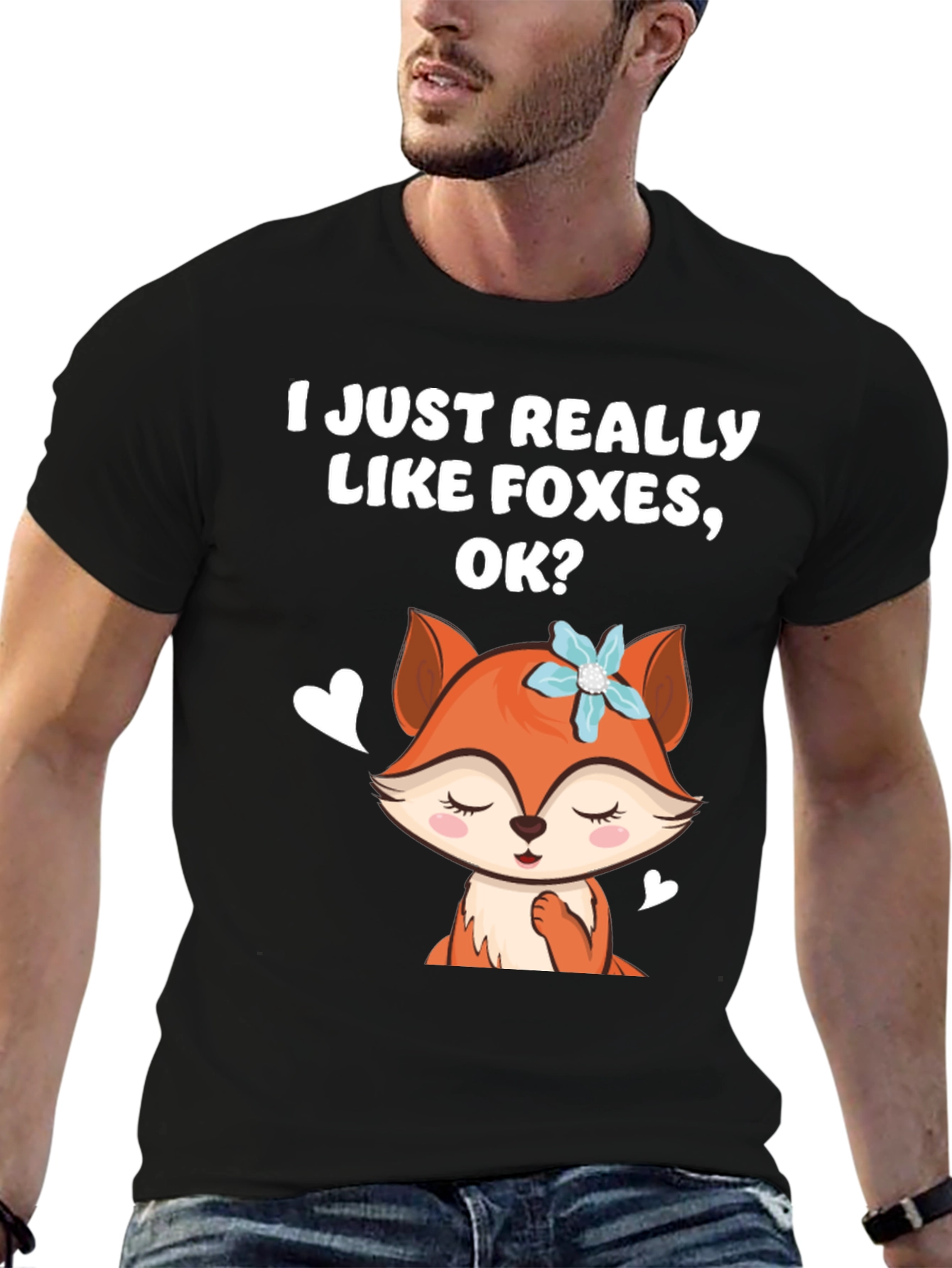 I Like Foxes Cute Graphic T-Shirt