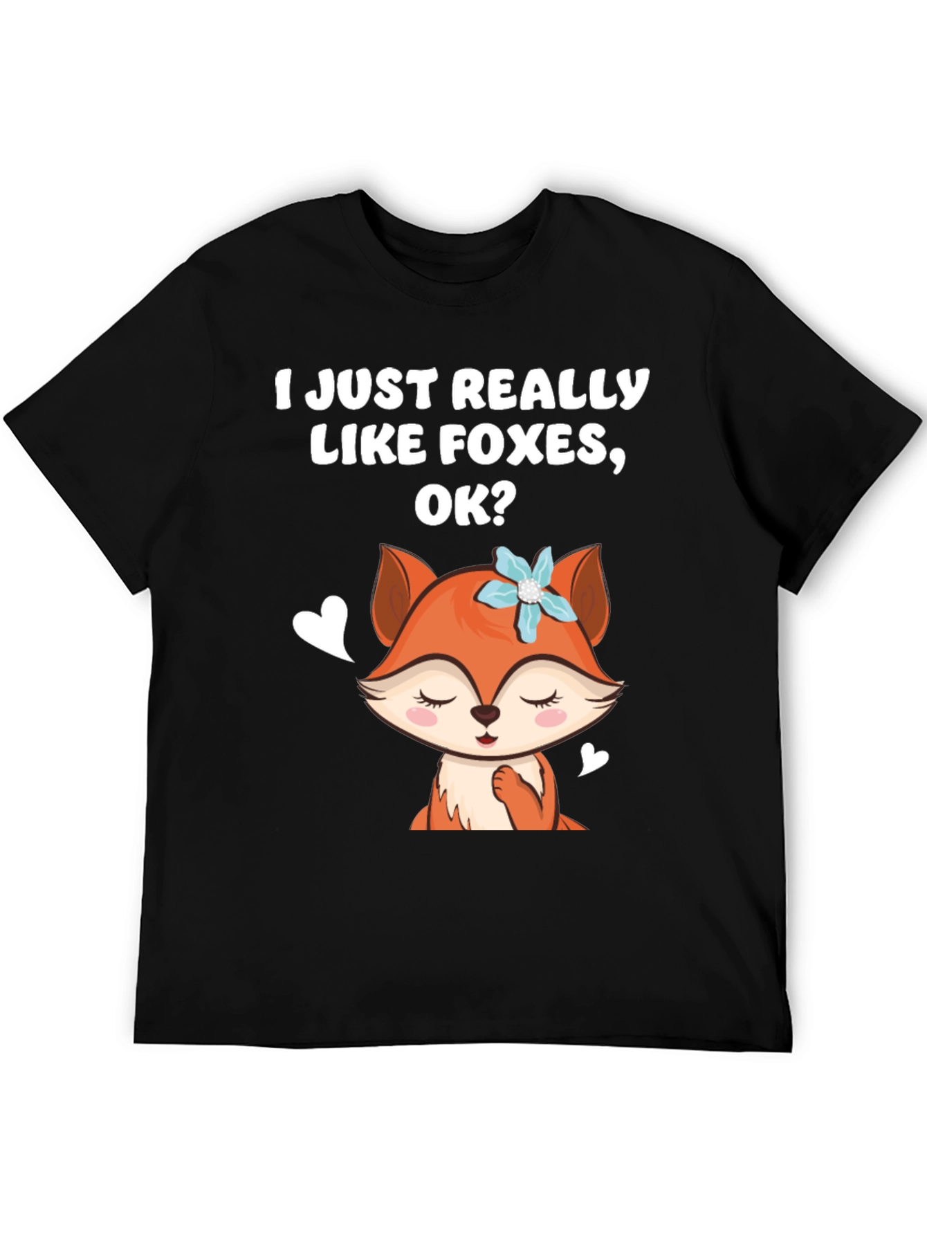 I Like Foxes Cute Graphic T-Shirt