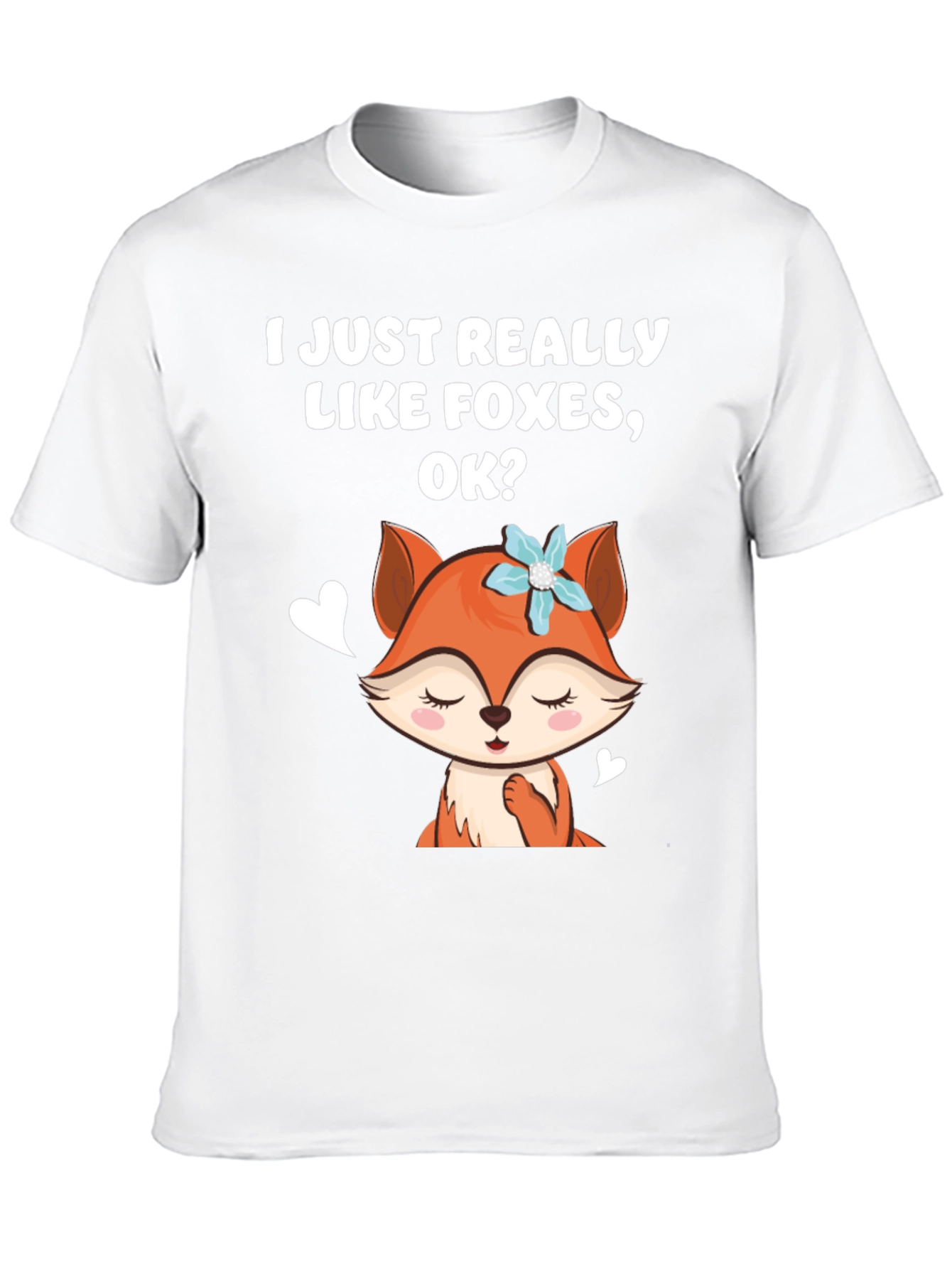 I Like Foxes Cute Graphic T-Shirt