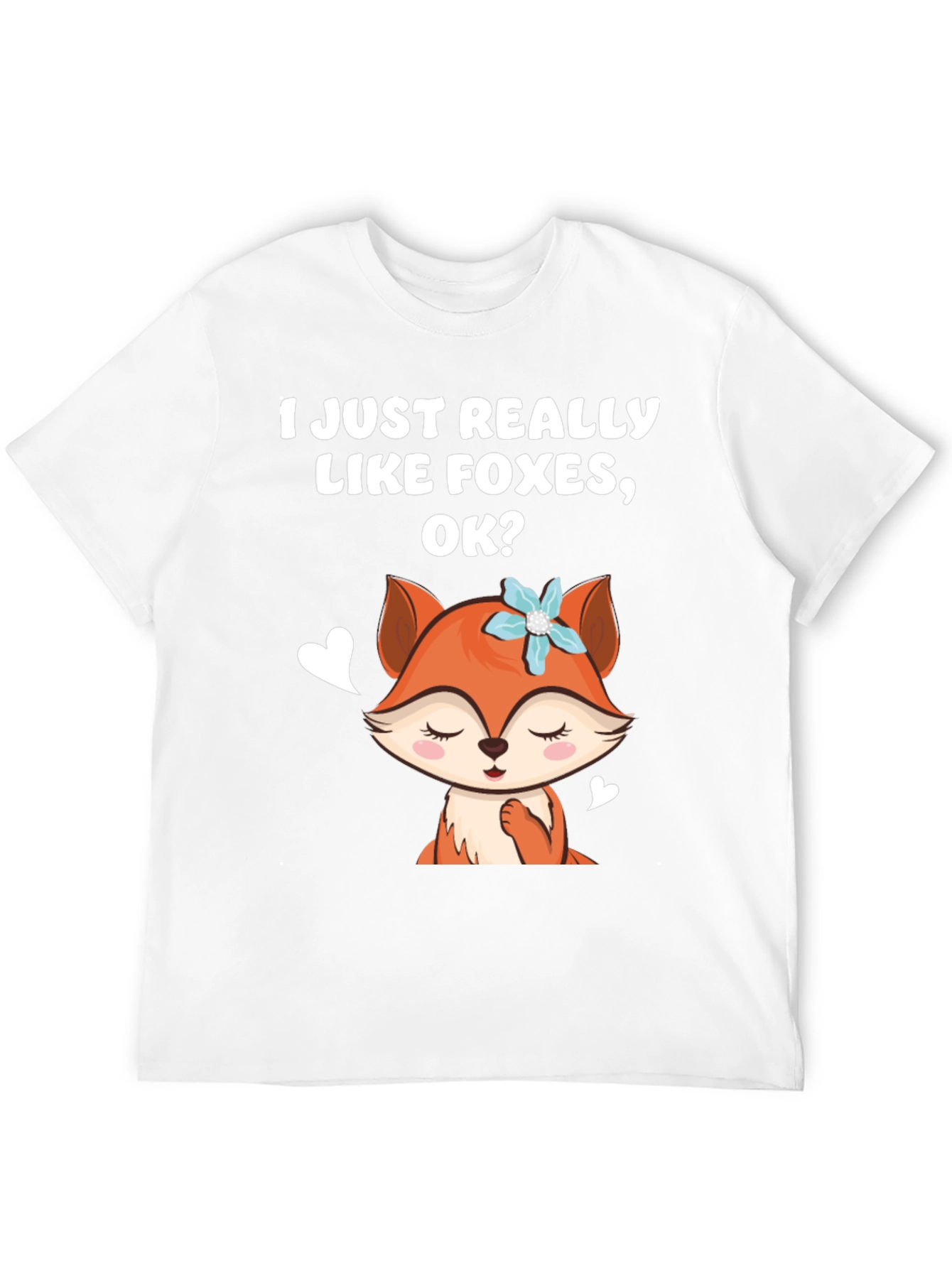 I Like Foxes Cute Graphic T-Shirt