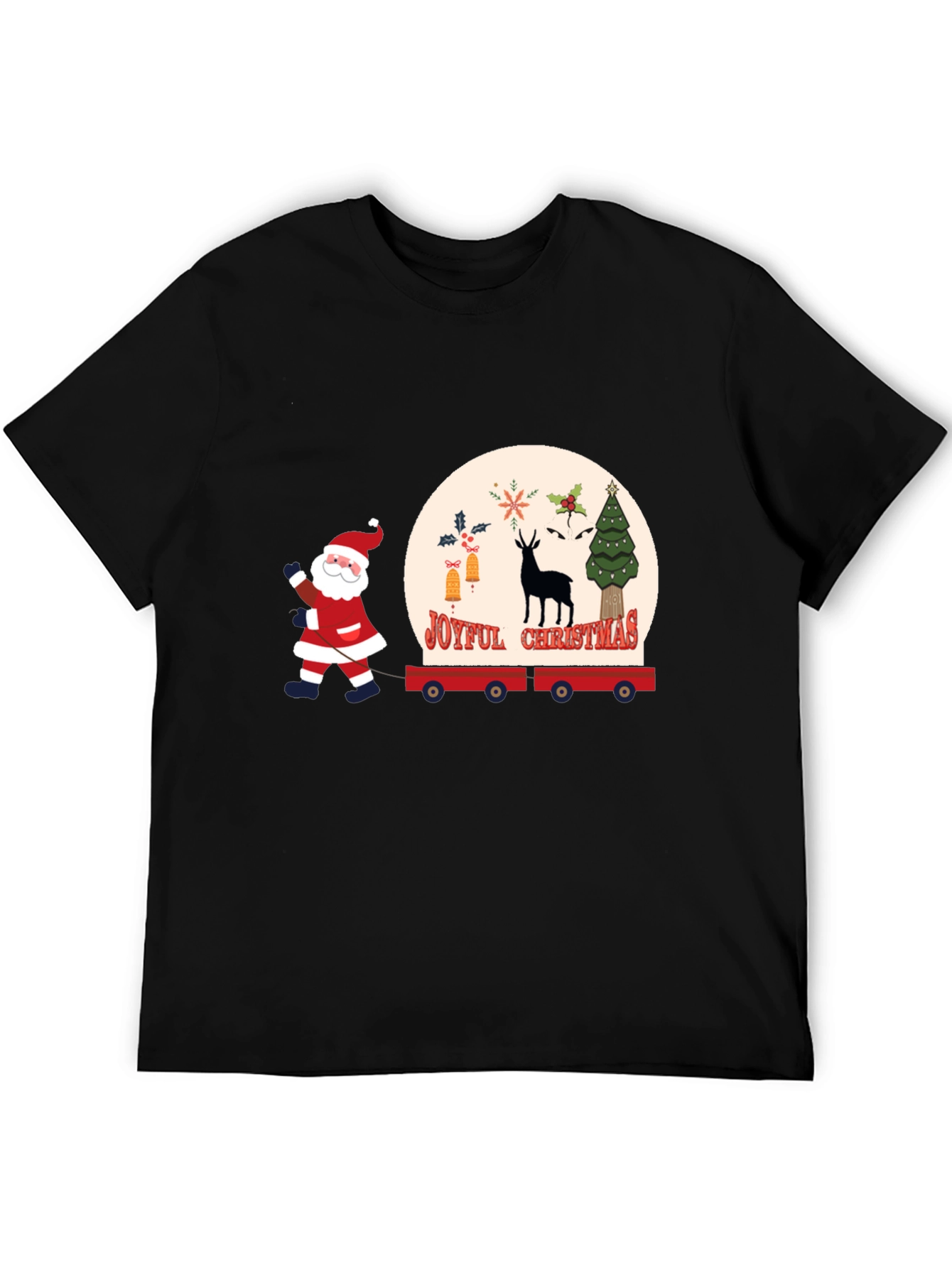 Joyful Christmas Santa T-Shirt