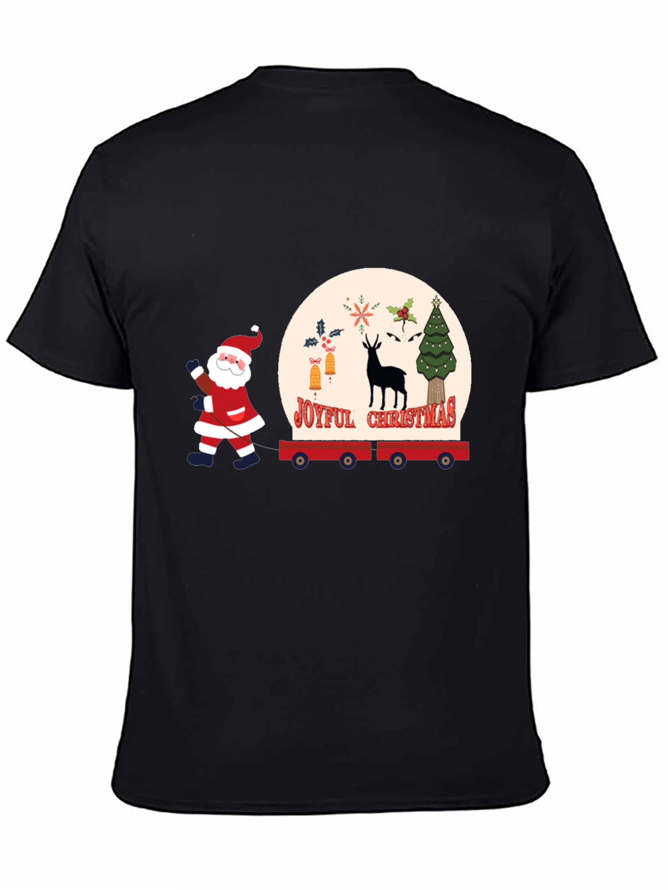 Joyful Christmas Santa T-Shirt