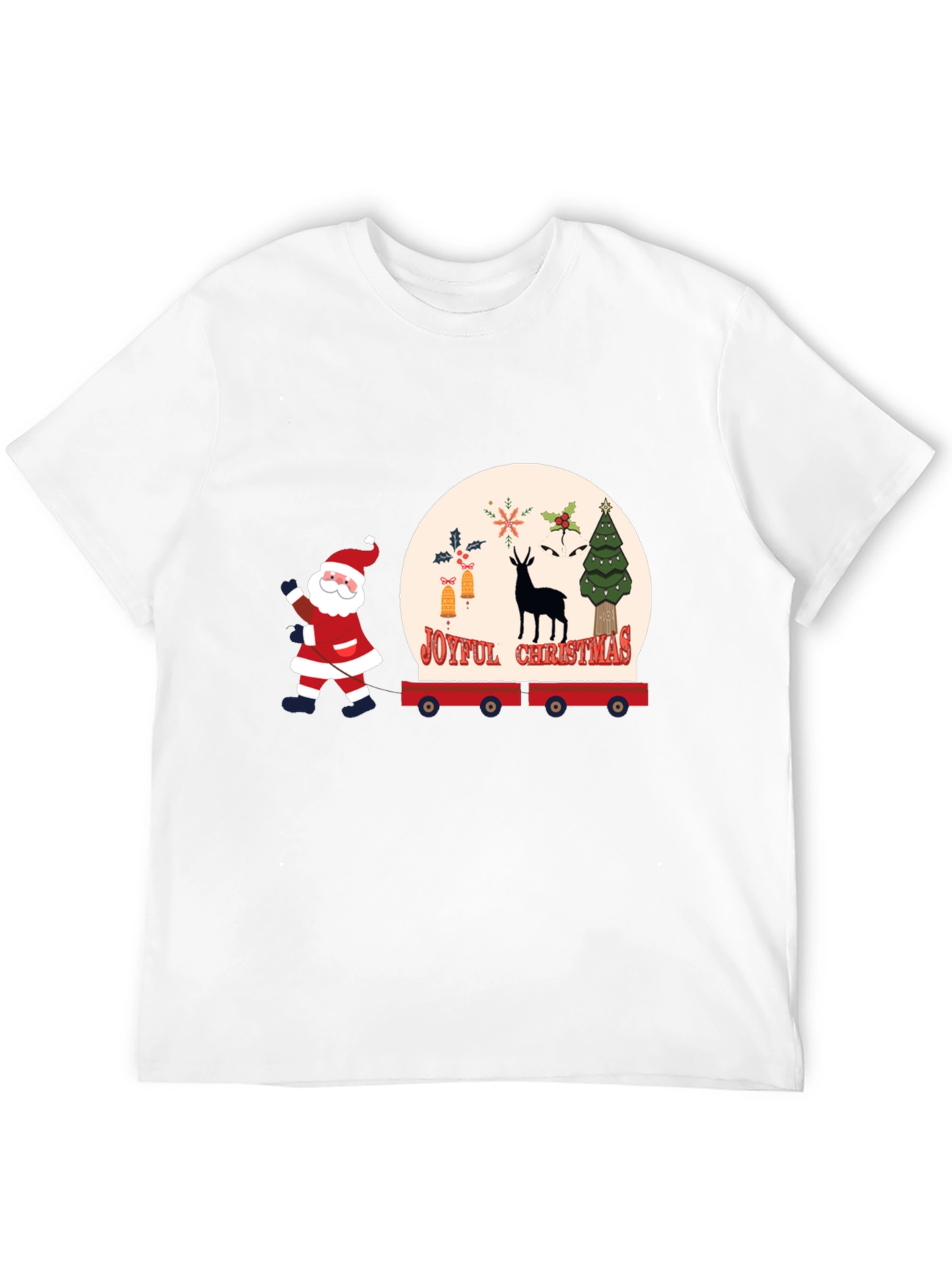 Joyful Christmas Santa T-Shirt