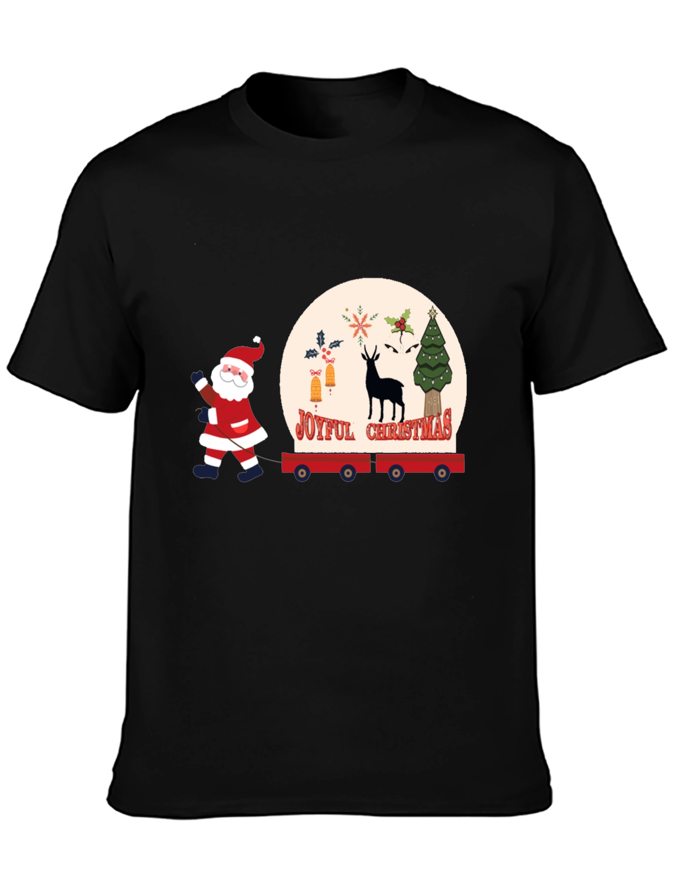 Joyful Christmas Santa T-Shirt