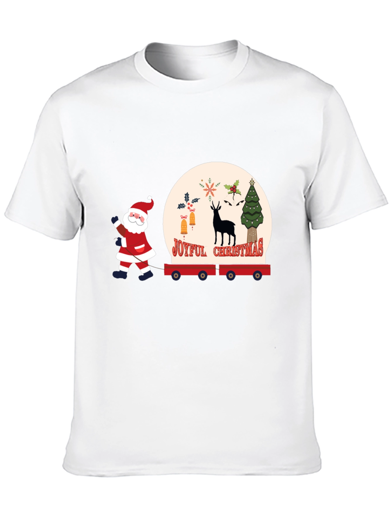 Joyful Christmas Santa T-Shirt