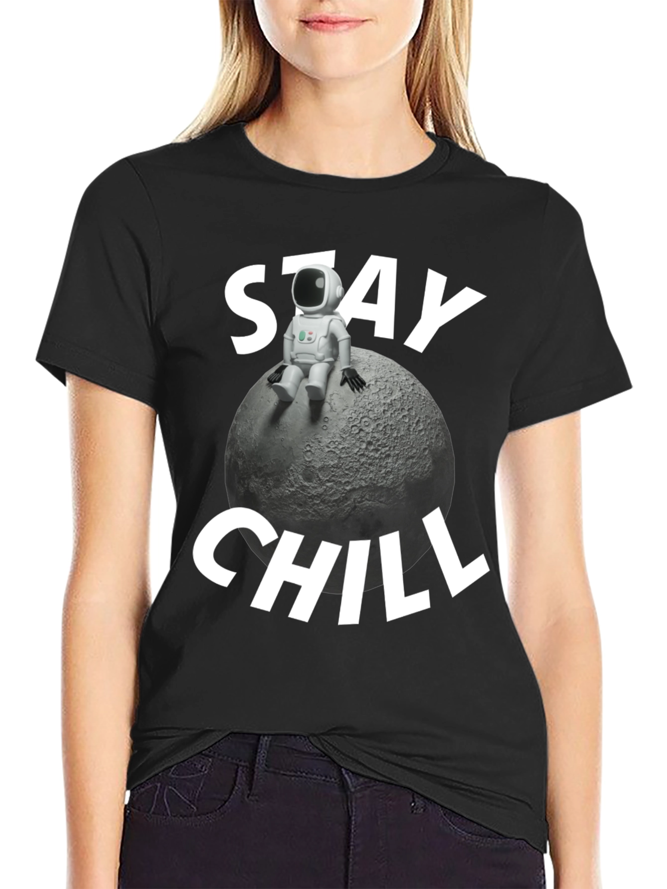 Stay Chill Astronaut Moon T-Shirt