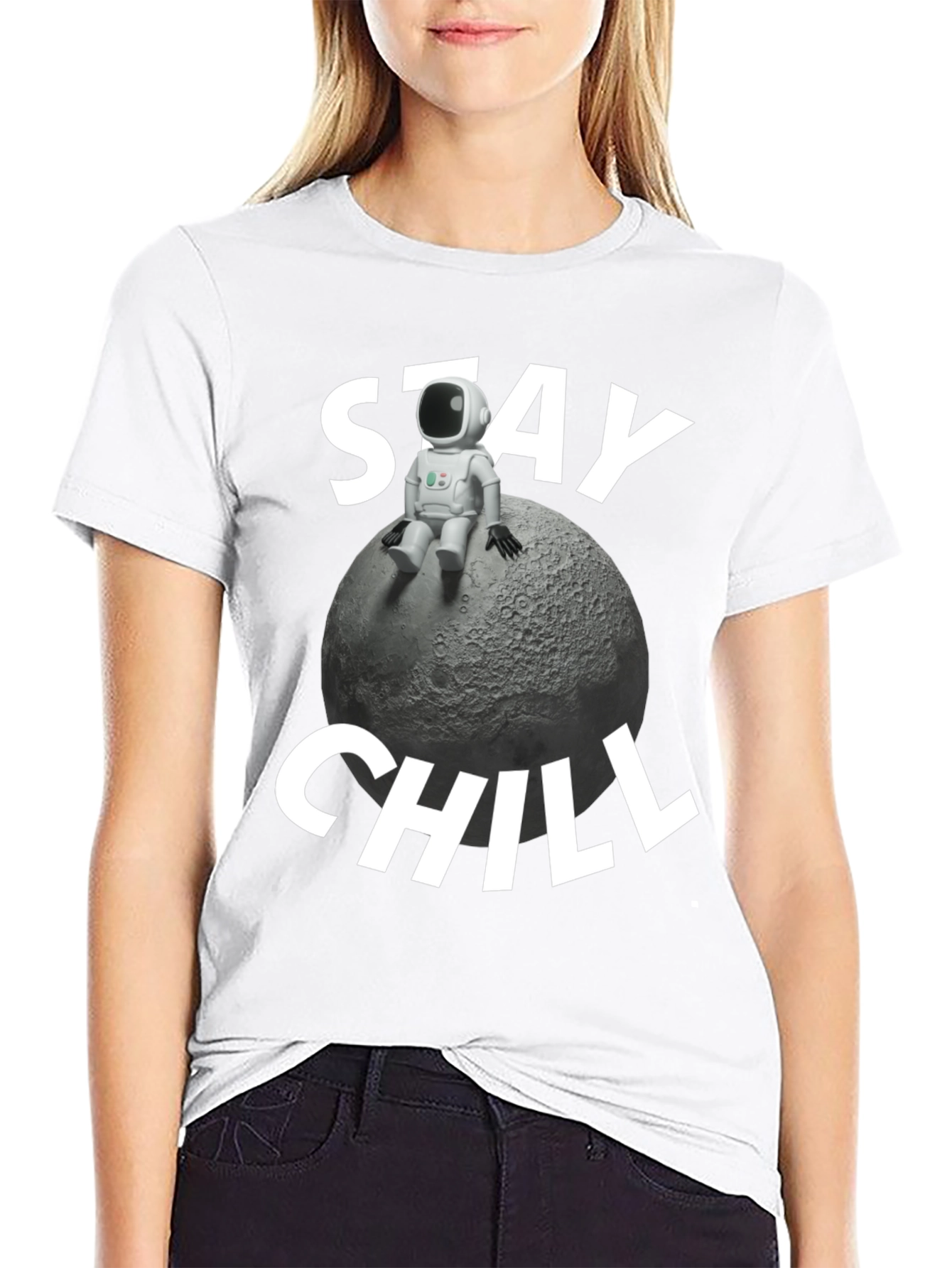 Stay Chill Astronaut Moon T-Shirt