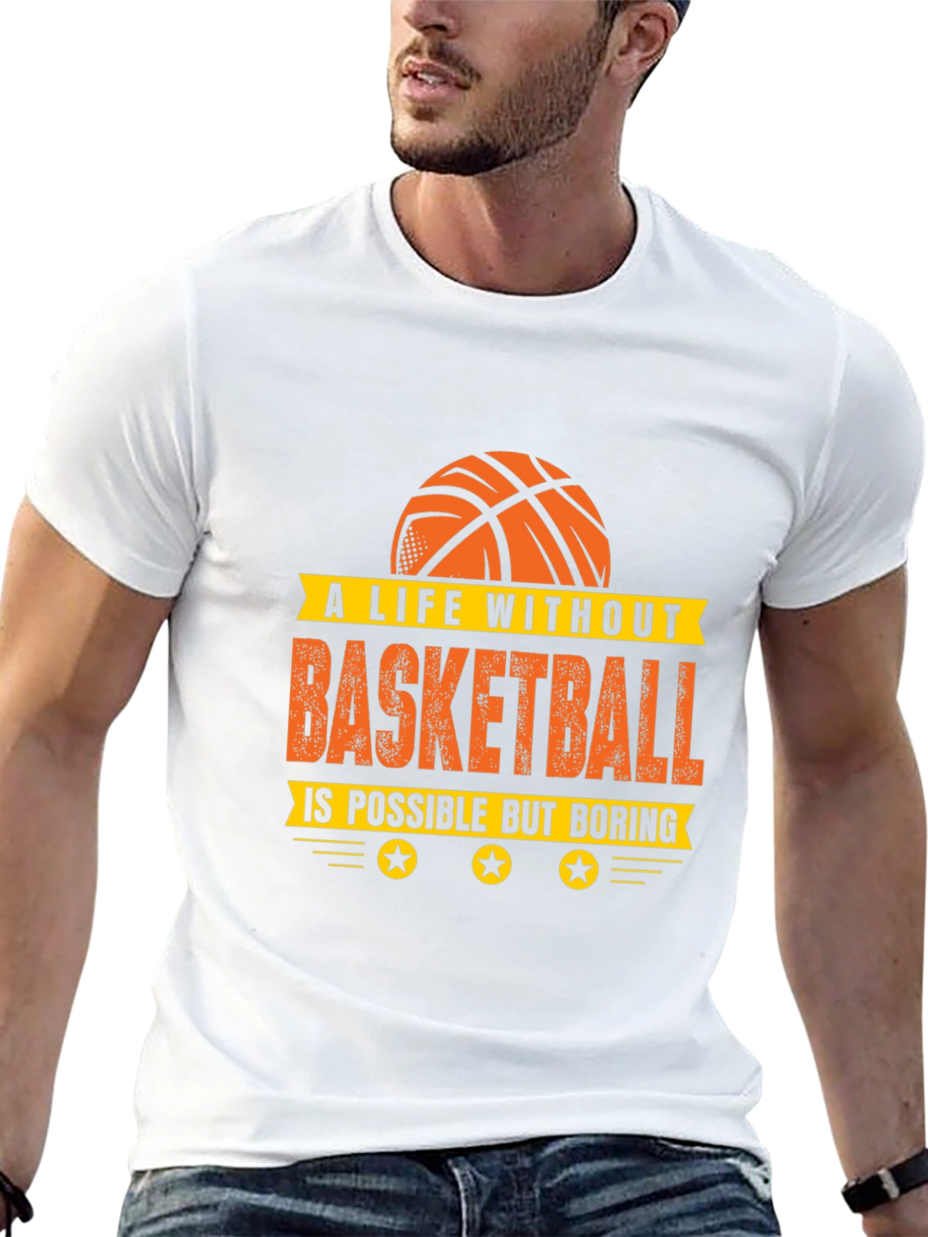 Basketball Life T-Shirt - Unisex Black Tee