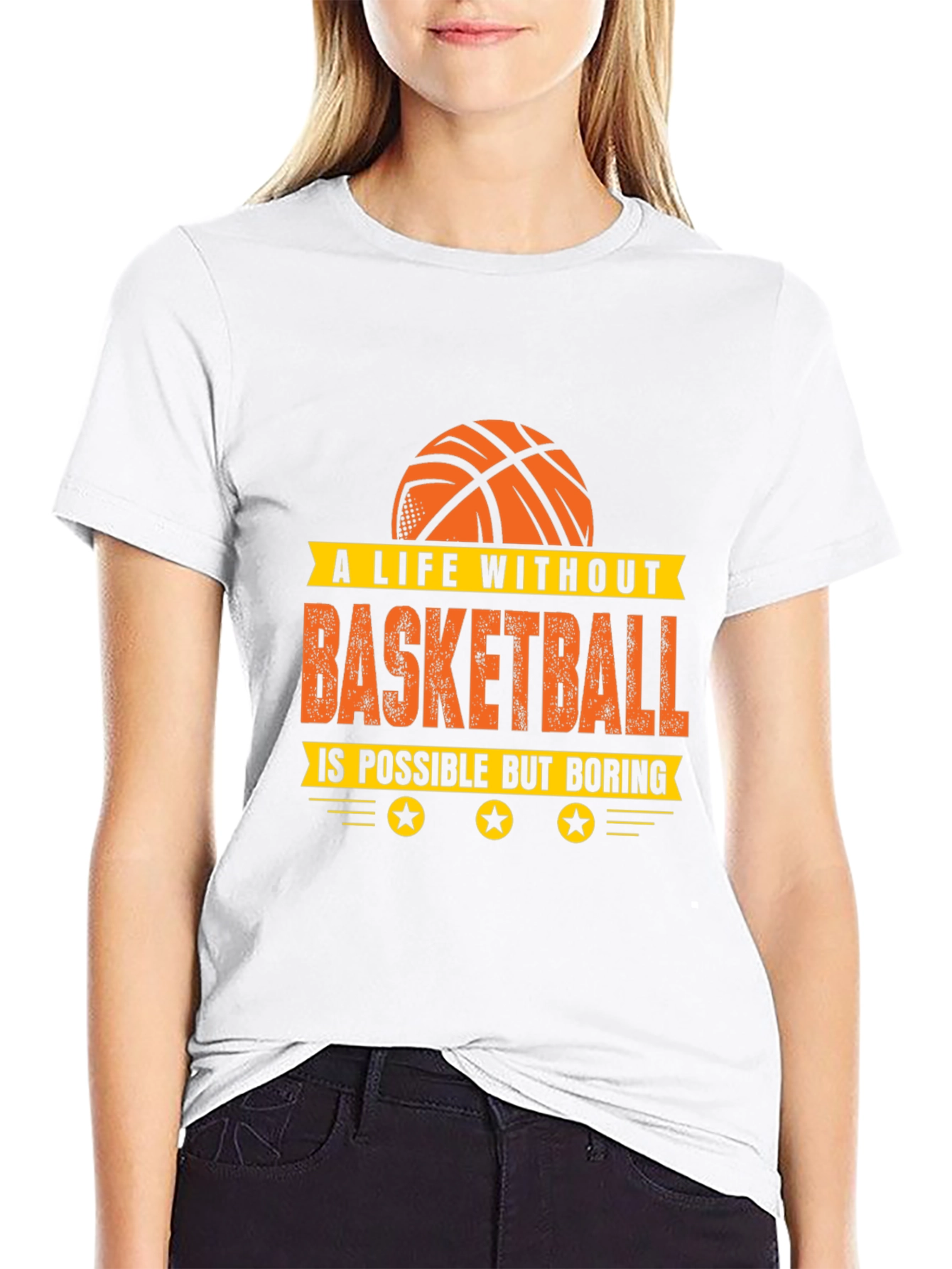 Basketball Life T-Shirt - Unisex Black Tee