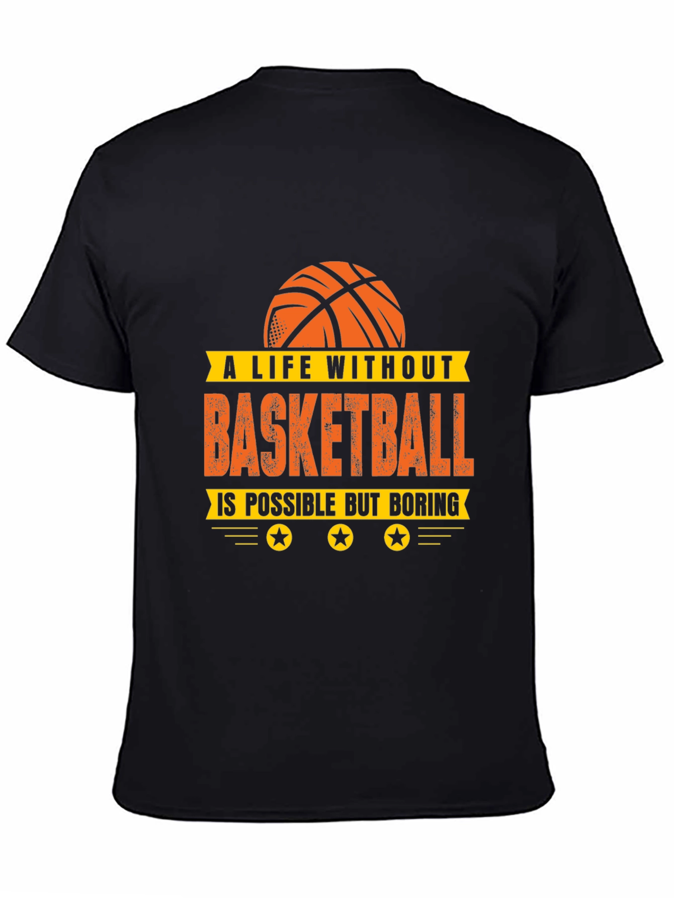 Basketball Life T-Shirt - Unisex Black Tee