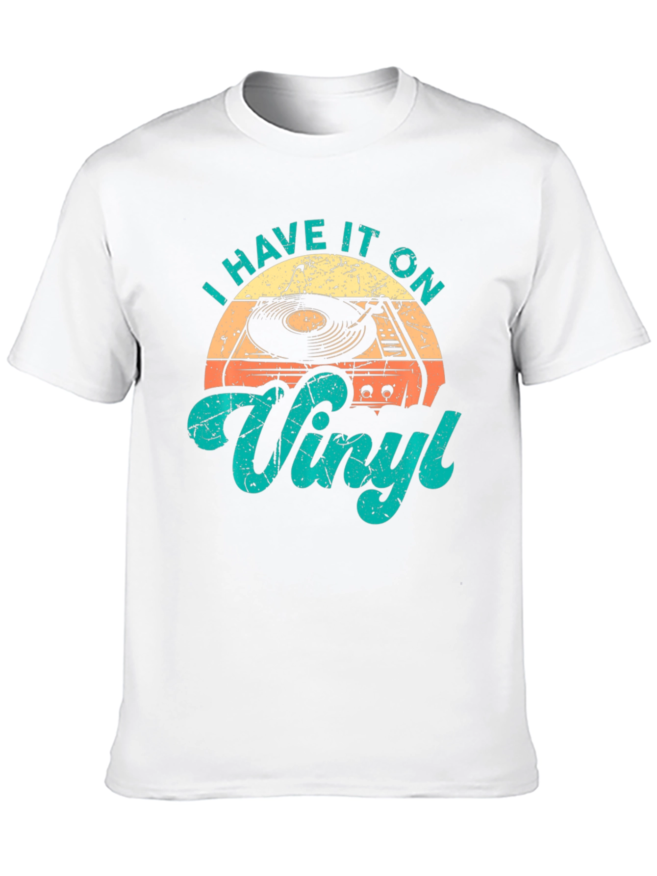 I Have It On Vinyl Retro Style Graphic T-Shirt