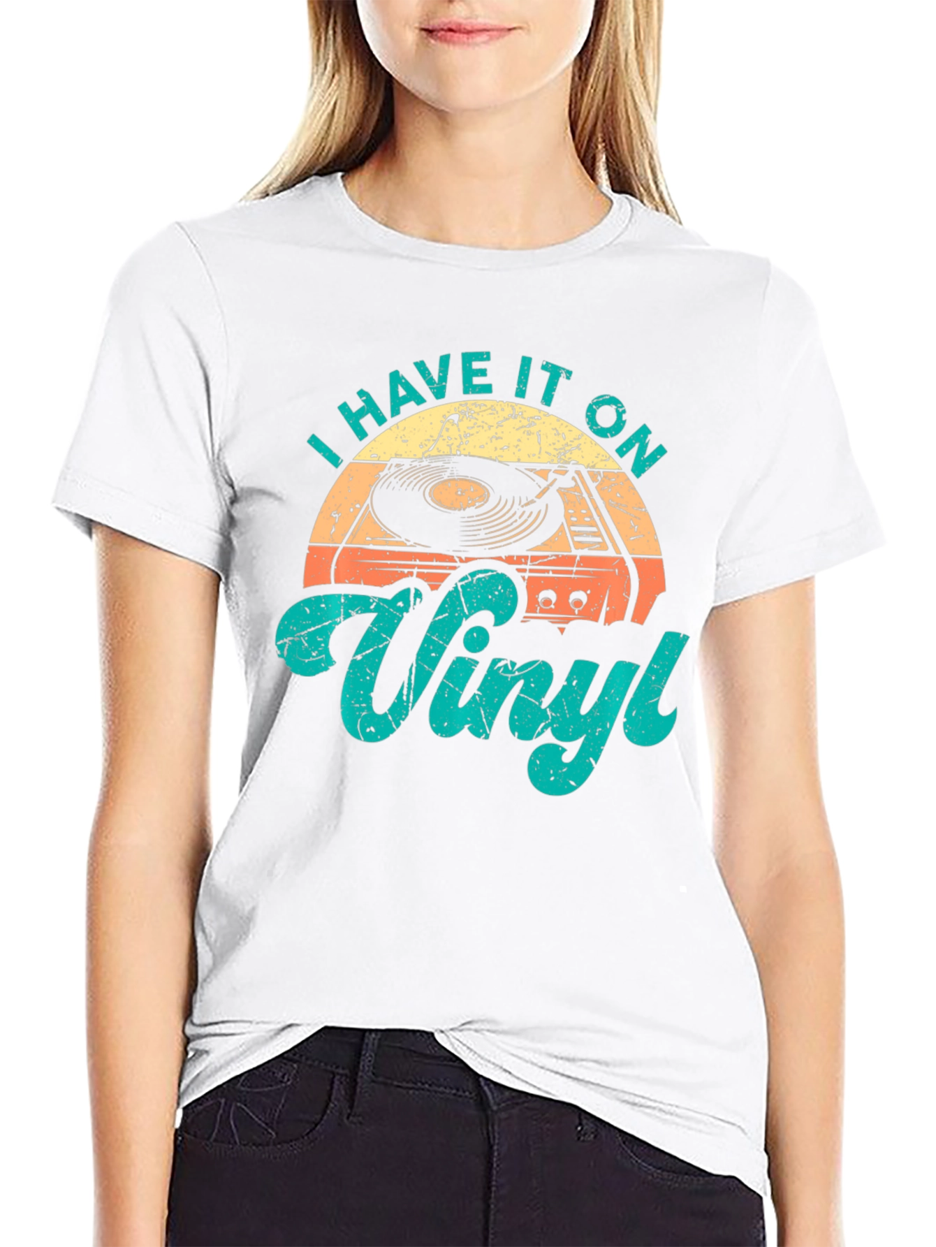 I Have It On Vinyl Retro Style Graphic T-Shirt