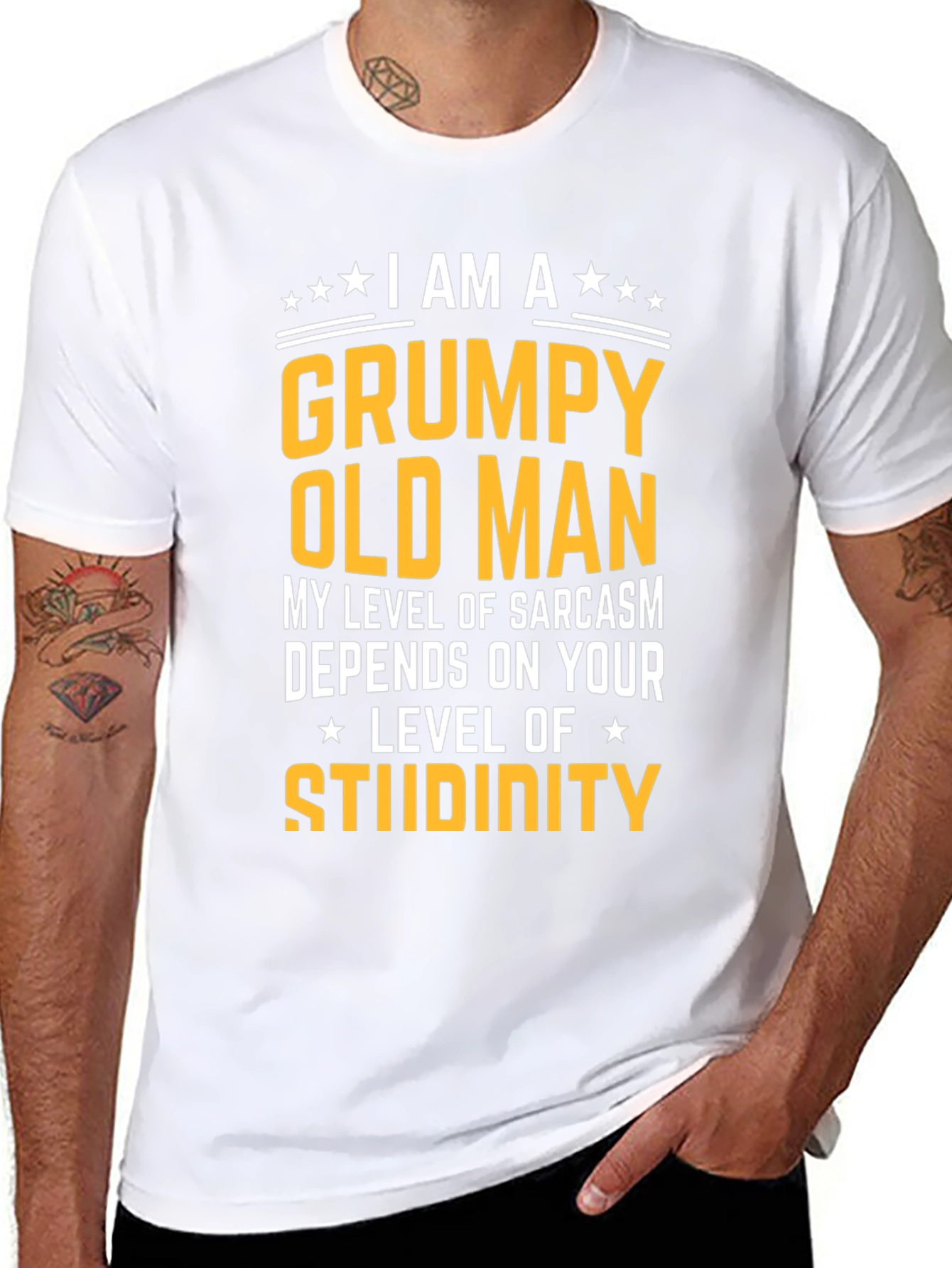 Grumpy Old Man T-Shirt Sarcasm Humor Tee