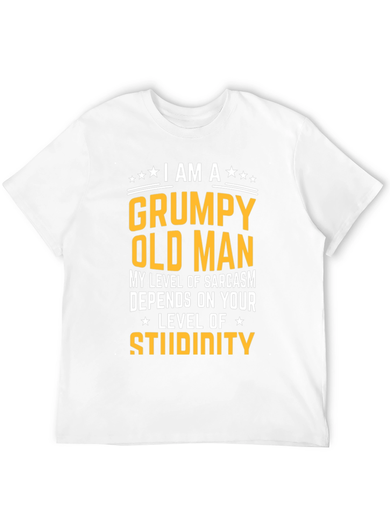 Grumpy Old Man T-Shirt Sarcasm Humor Tee