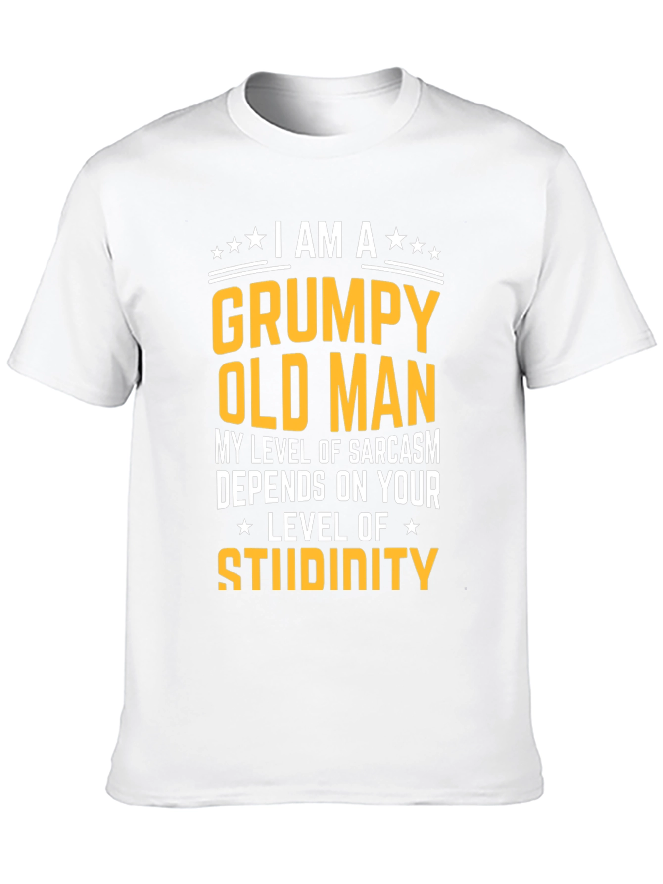 Grumpy Old Man T-Shirt Sarcasm Humor Tee