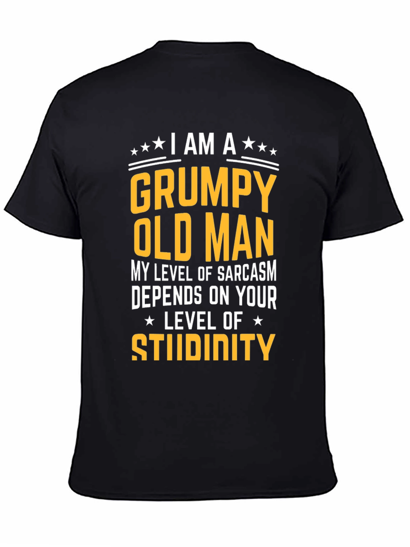 Grumpy Old Man T-Shirt Sarcasm Humor Tee